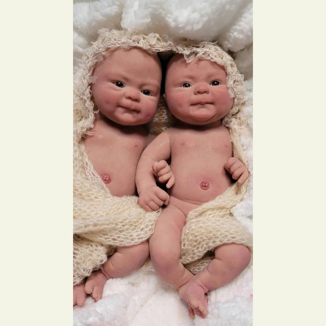 40cm Can Open Mouth CoCo Full Body Solid Siicone bébé reborn Girl With 3D Painted Skin Handmade bebe reborn de silicona  Doll lifelikesiliconereborns.com
