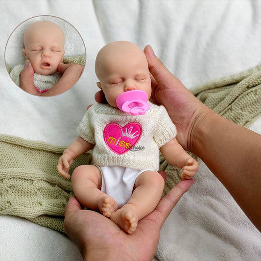 12inch Loulou Realistic Silicone Reborn Baby Girl with Soft Washable Body Can Open Mouth for Kids Toy Christmas Gift lifelikesiliconereborns.com