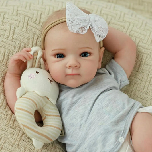 48cm Painted Girl Bettie Realistic Full Body Vinyl Reborn Baby Doll Waterproof Newborn Baby Dolls Toys For Children's Gifts lifelikesiliconereborns.com