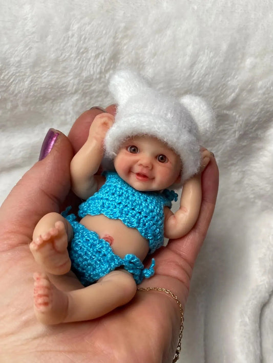 6 Inch Silicone Bebe Reborn Doll Handmade Lifelike Vivienne Bebe Newborn Baby Doll For Children Birthday Gifts lifelikesiliconereborns.com