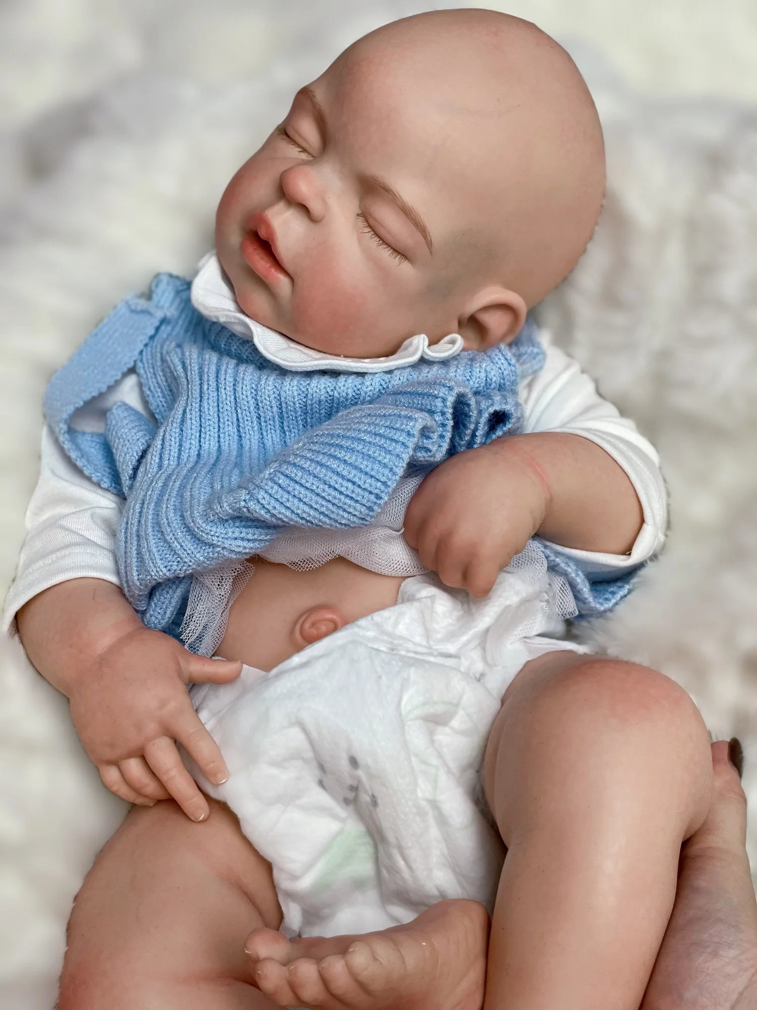 55cm Washable Solid Silicone Bebe Reborn Girl With 3D Painted Skin  Lifelike Sleeping Baby Doll Boneca Reborn Corpo De Silicone lifelikesiliconereborns.com