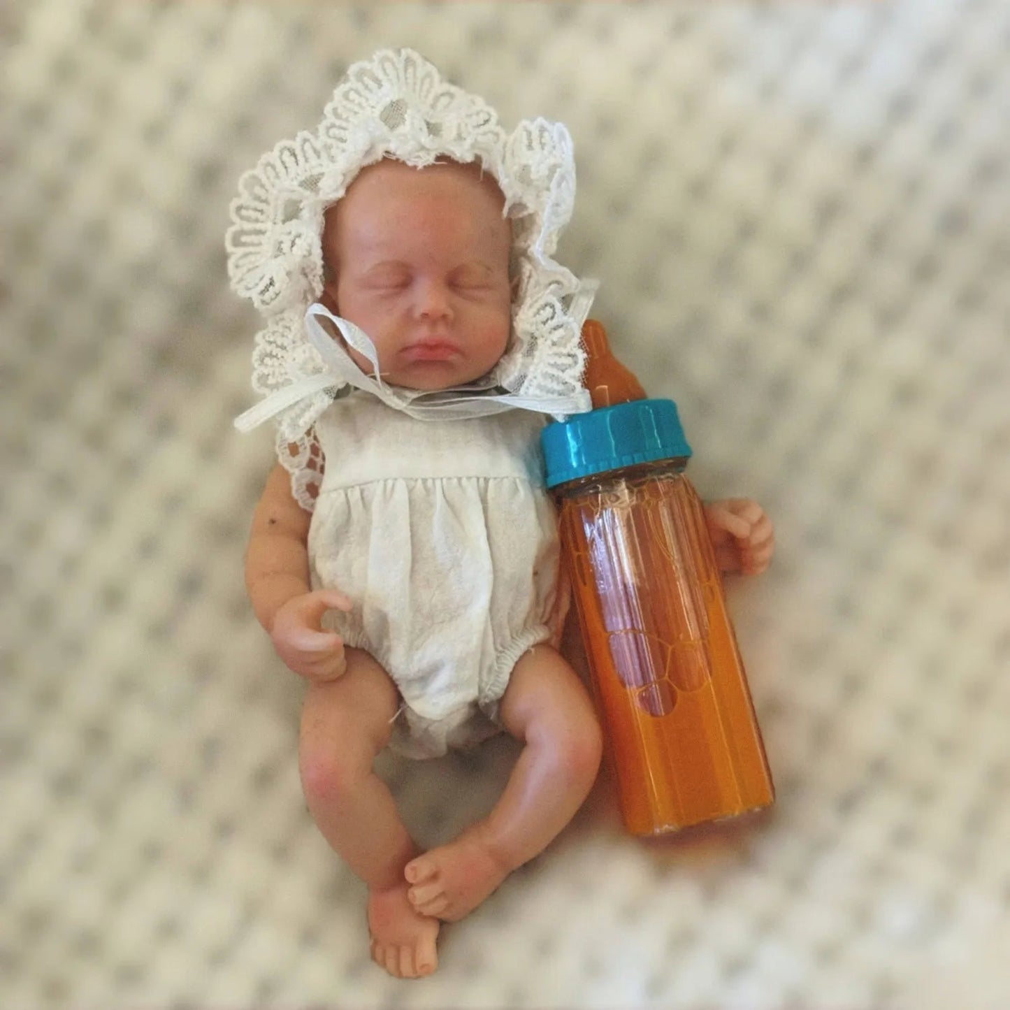 Anjo Doll 6 Inch Mini Palm Girl Loulou Soft Solid Silicone Reborn Doll Sleep Bebe Reborn Doll Pеборн Bebê Reborn Kукла Pеборн lifelikesiliconereborns.com