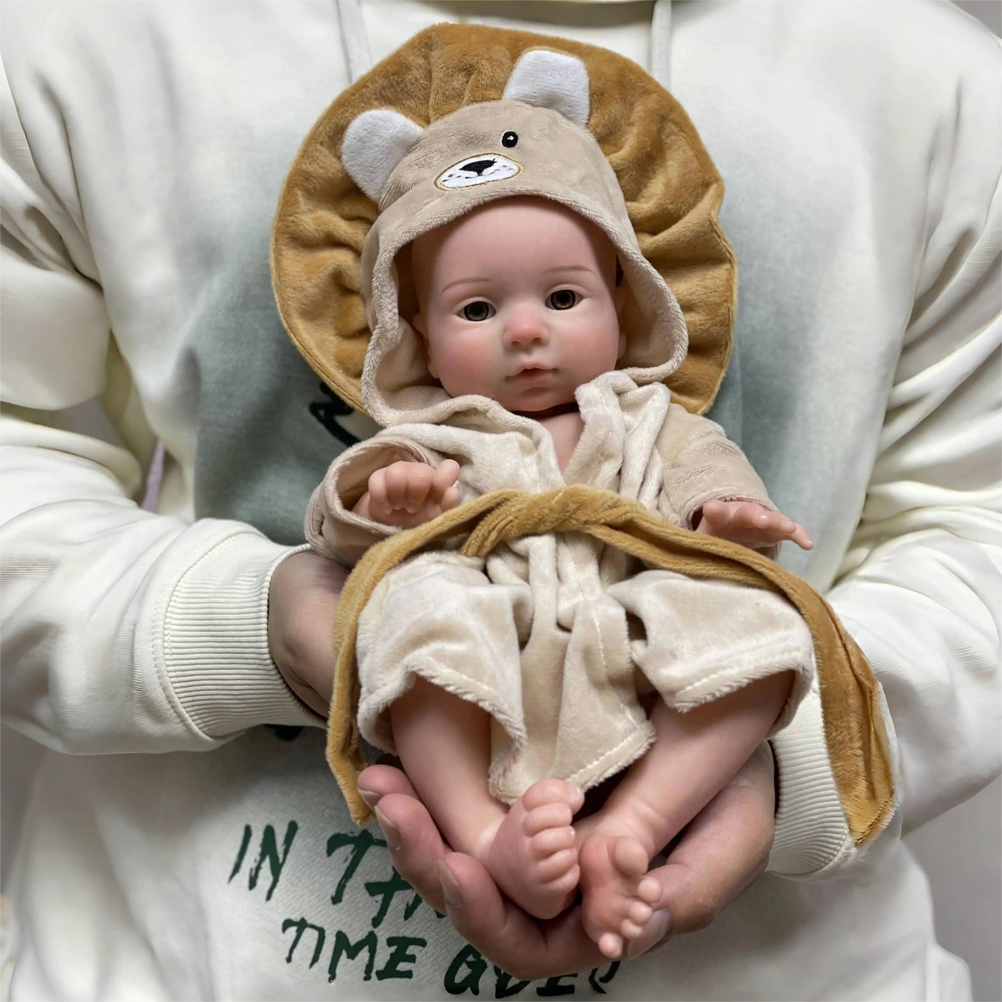 13Inch All Silicone Girls Bebe Reborn Painted Full Body Solid Silicone Reborn Dolls For Kids Gifts De Muñecas Silicona Boneca lifelikesiliconereborns.com