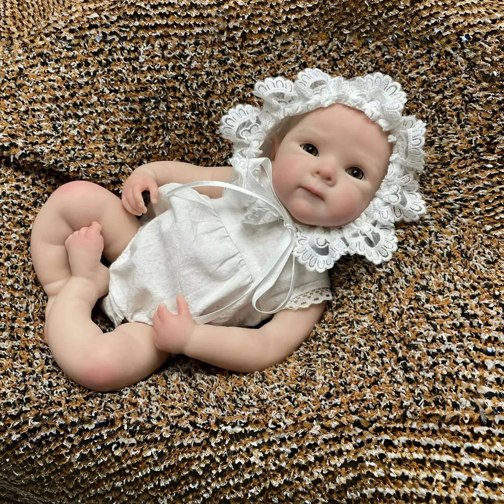 13Inch Girl Bettie Full Body Soft Solid Silicone Reborn Doll Painted Handmade Reborn Baby Doll Reborn Corpo De Silicone lifelikesiliconereborns.com