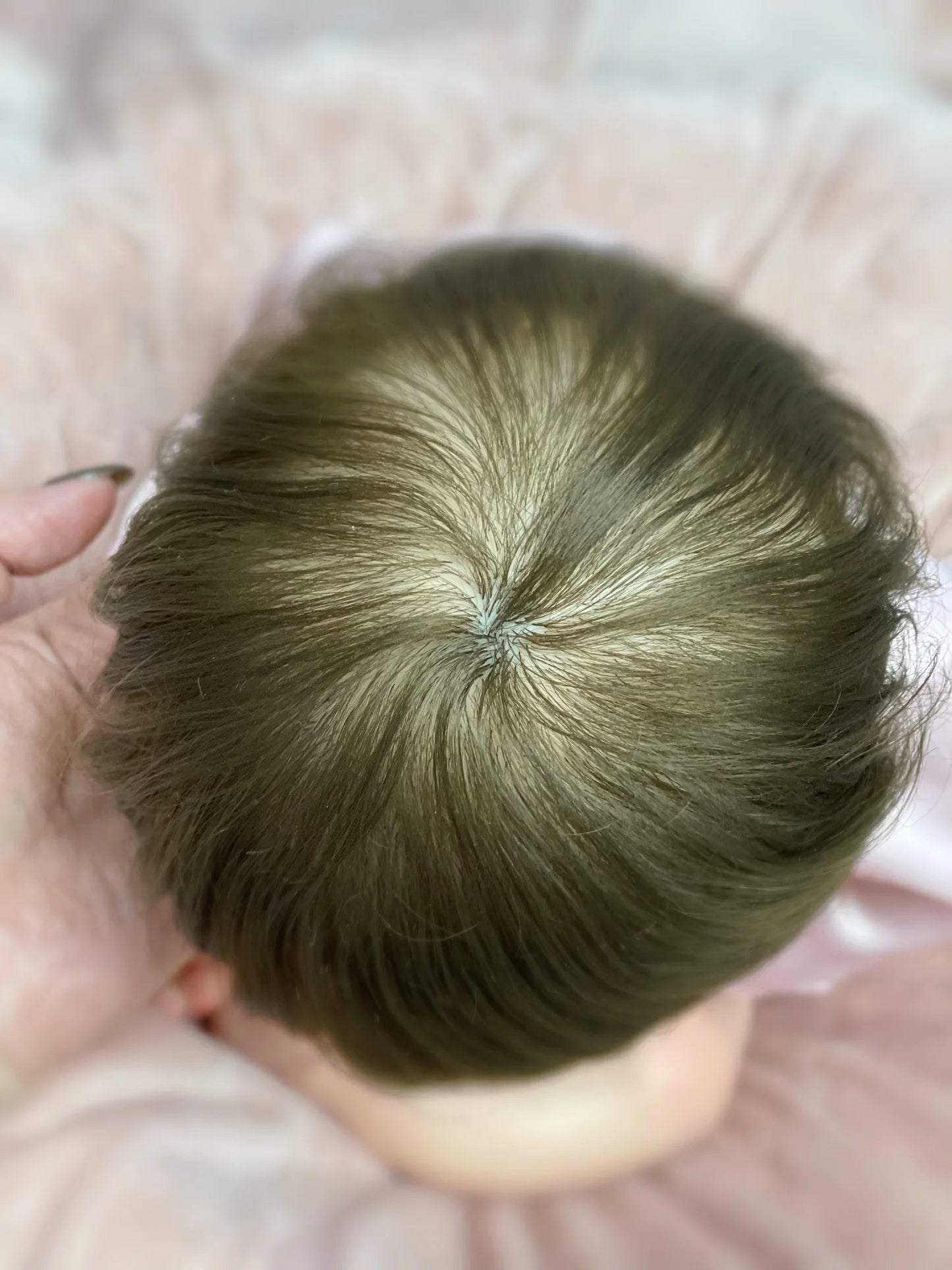 45cm Solid Silicone LouLou Bebe Reborn Girl With Rooted Hair 3D Painted Skin Handmade Lifelike Newborn Baby Doll lifelikesiliconereborns.com