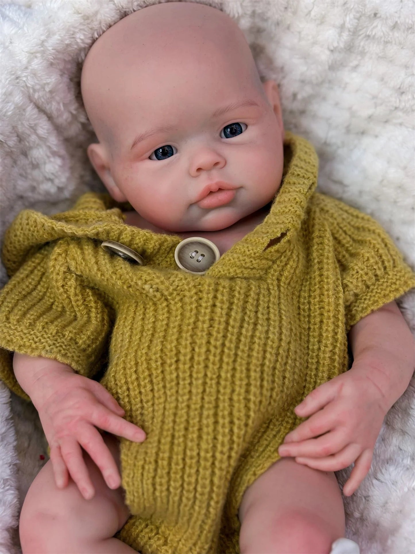 17Inch Washable Open Eyes Soft Silicone Reborn Girl Doll With 3D Painted Skin Can Handmade Bebe Reborn Girl For Family's Gift lifelikesiliconereborns.com