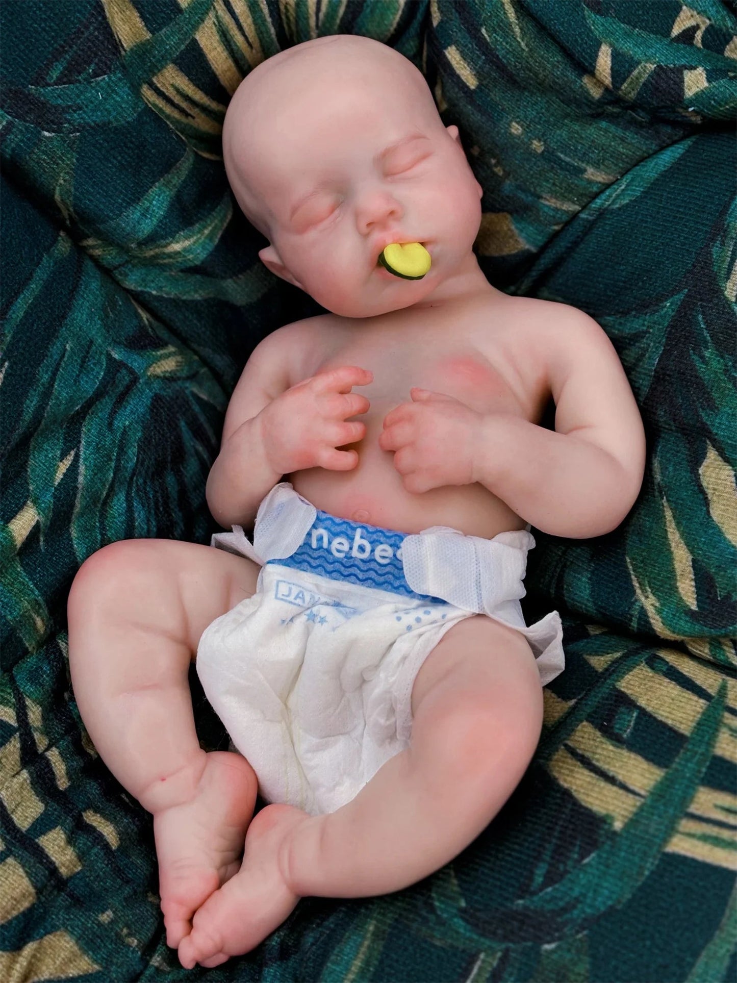 45CM Can Open Mouth &Washable Painted LouLou Solid Silicone Bebe Reborn Girl Lifelike Real Silicone Newborn Baby Doll lifelikesiliconereborns.com