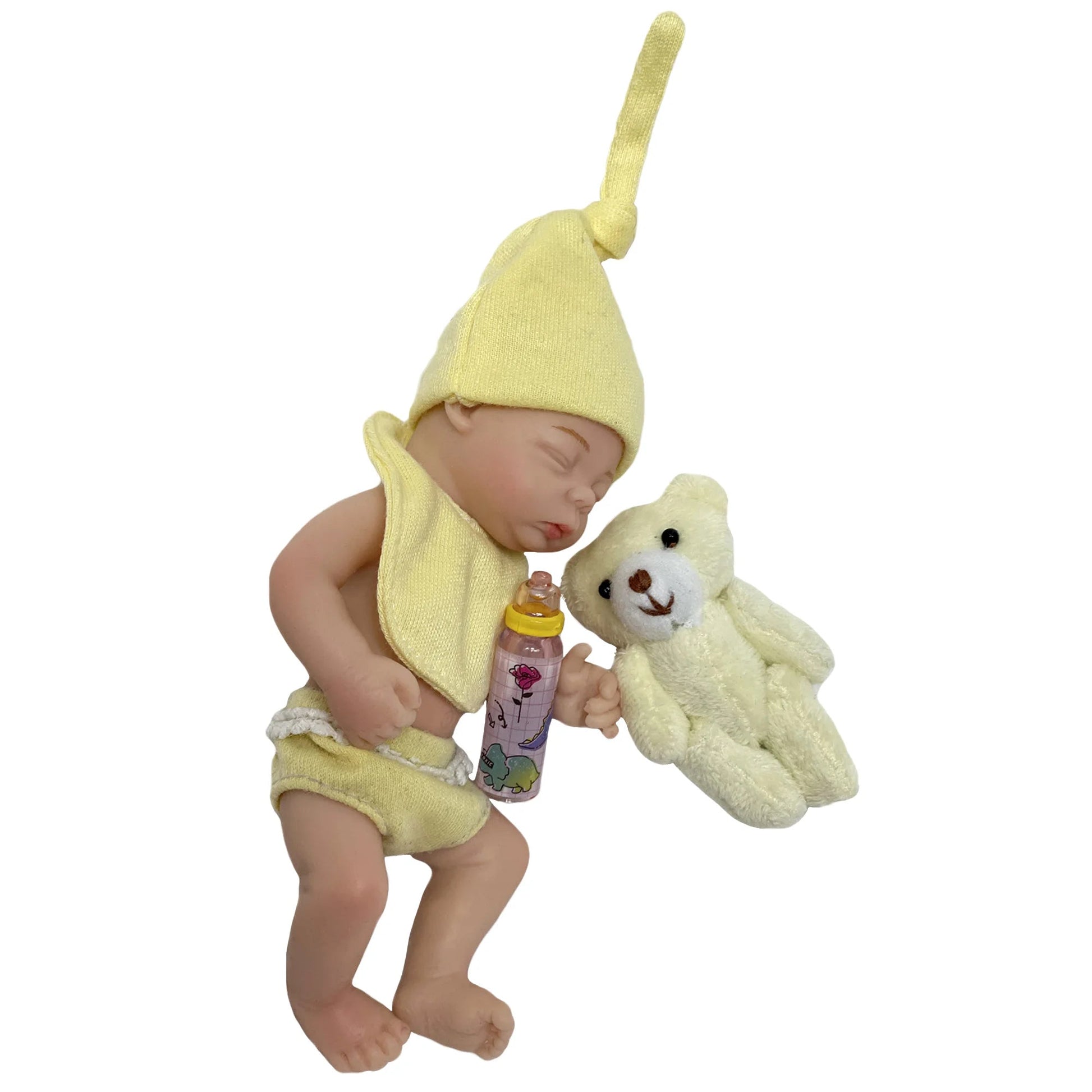 6 Inch Full Solid Silicone Bebe Palm Reborn Doll Handmade LifeLike Baby кукла реборн мальчик lifelikesiliconereborns.com