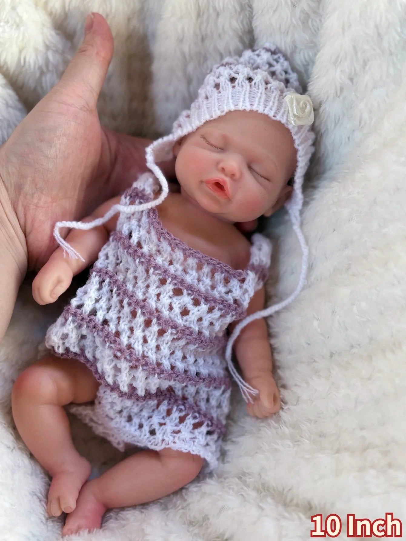 1 Pc 10 Inch Full Body Silicone Bebe Reborn Girl Doll Handmade Lifelike Newborn Baby Doll For Children Birthday Gifts lifelikesiliconereborns.com