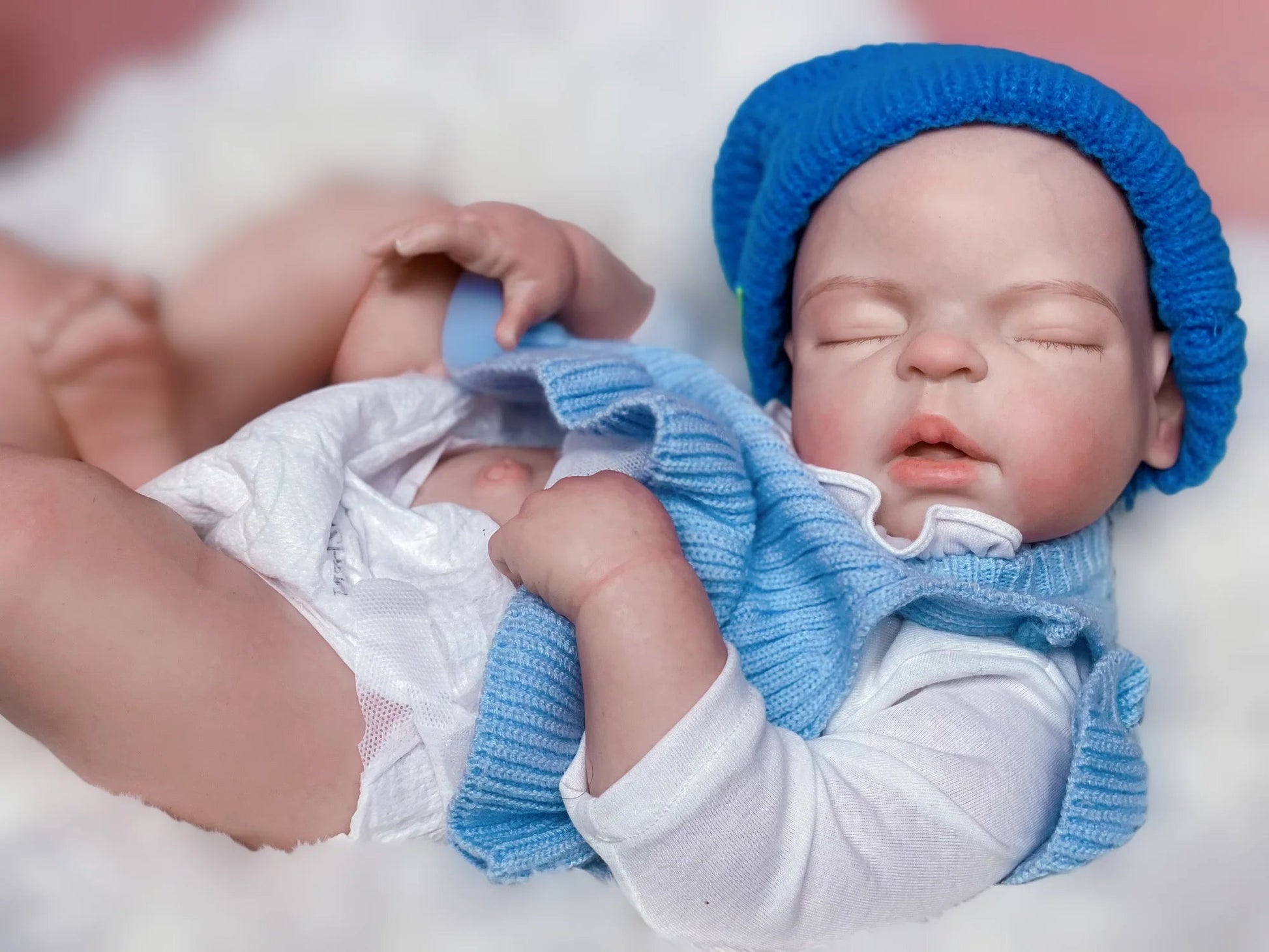 55cm Washable Solid Silicone Bebe Reborn Girl With 3D Painted Skin  Lifelike Sleeping Baby Doll Boneca Reborn Corpo De Silicone lifelikesiliconereborns.com
