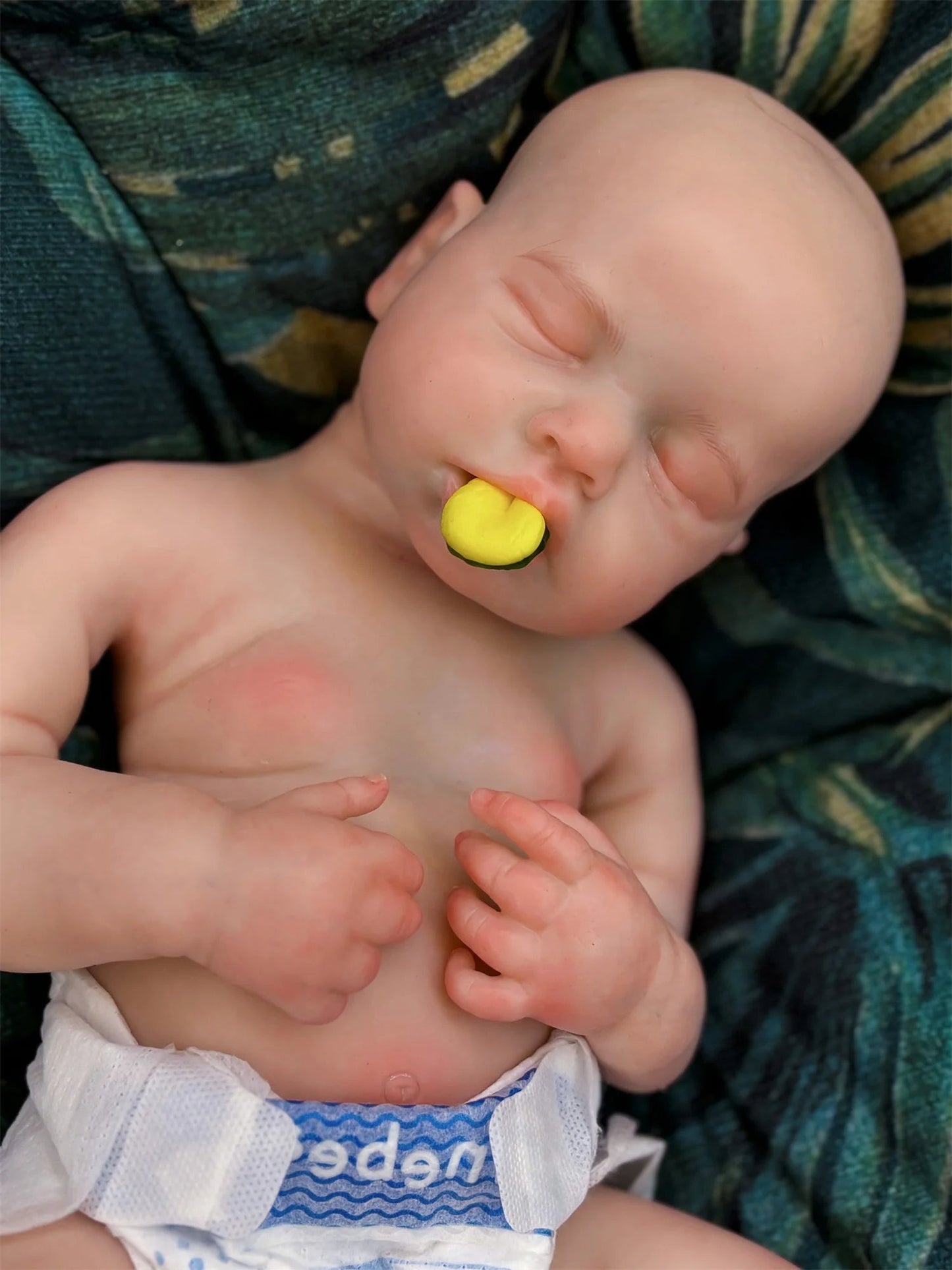 45CM Can Open Mouth &Washable Painted LouLou Solid Silicone Bebe Reborn Girl Lifelike Real Silicone Newborn Baby Doll lifelikesiliconereborns.com