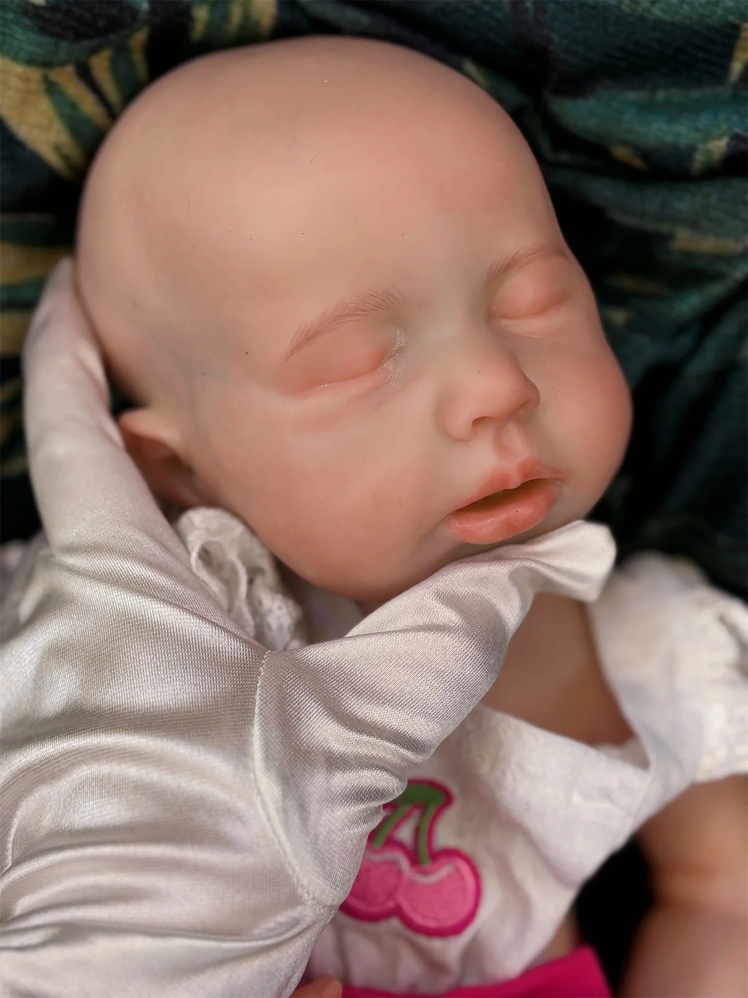 45CM Can Open Mouth &Washable Painted LouLou Solid Silicone Bebe Reborn Girl Lifelike Real Silicone Newborn Baby Doll lifelikesiliconereborns.com
