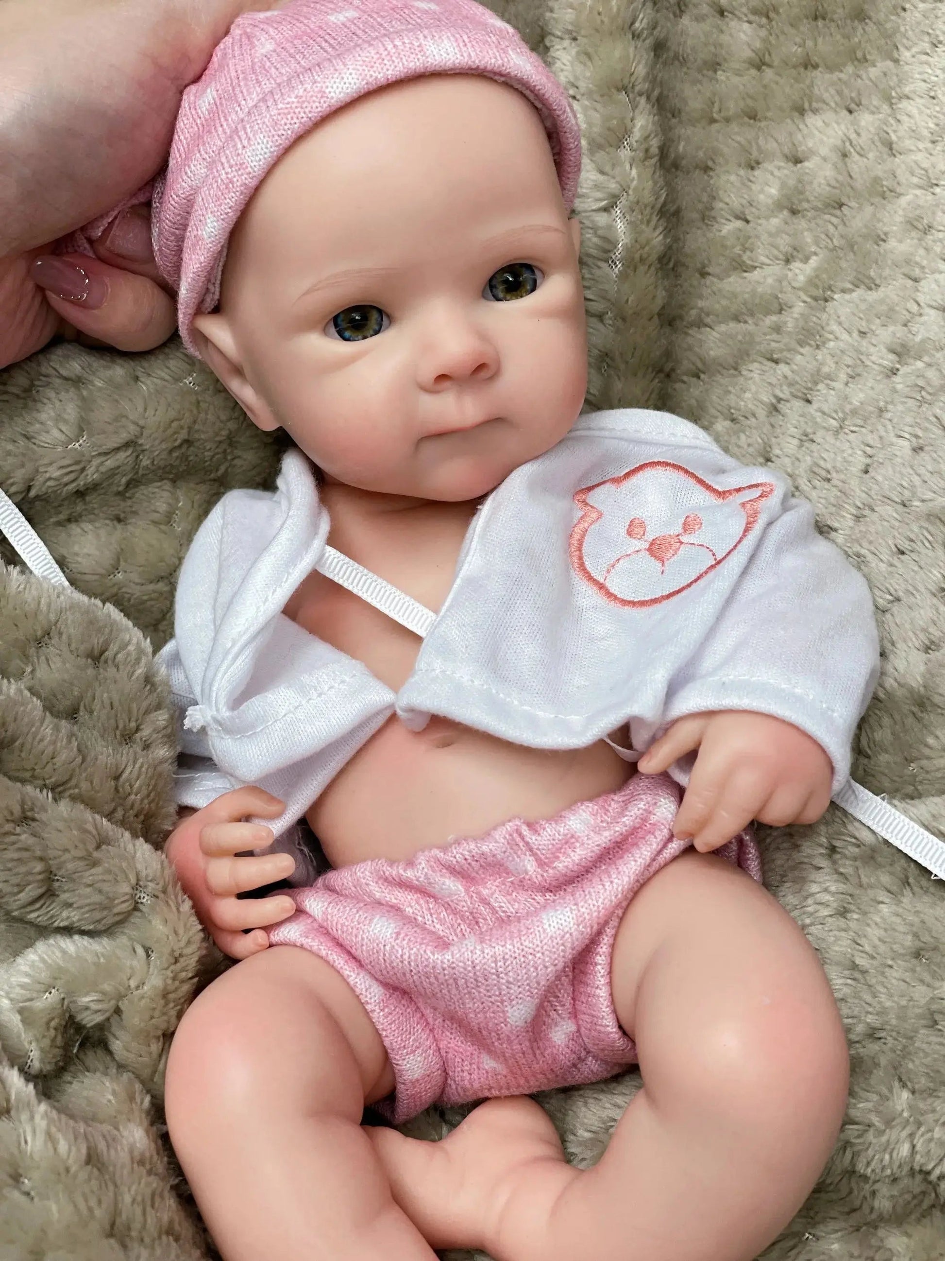 13Inch Cute Girl Bettie Reborn Dolls Open Mouth Whole Body Soft Solid Silicone Painted Reborn Baby Doll Toys Corpo De Silicone lifelikesiliconereborns.com