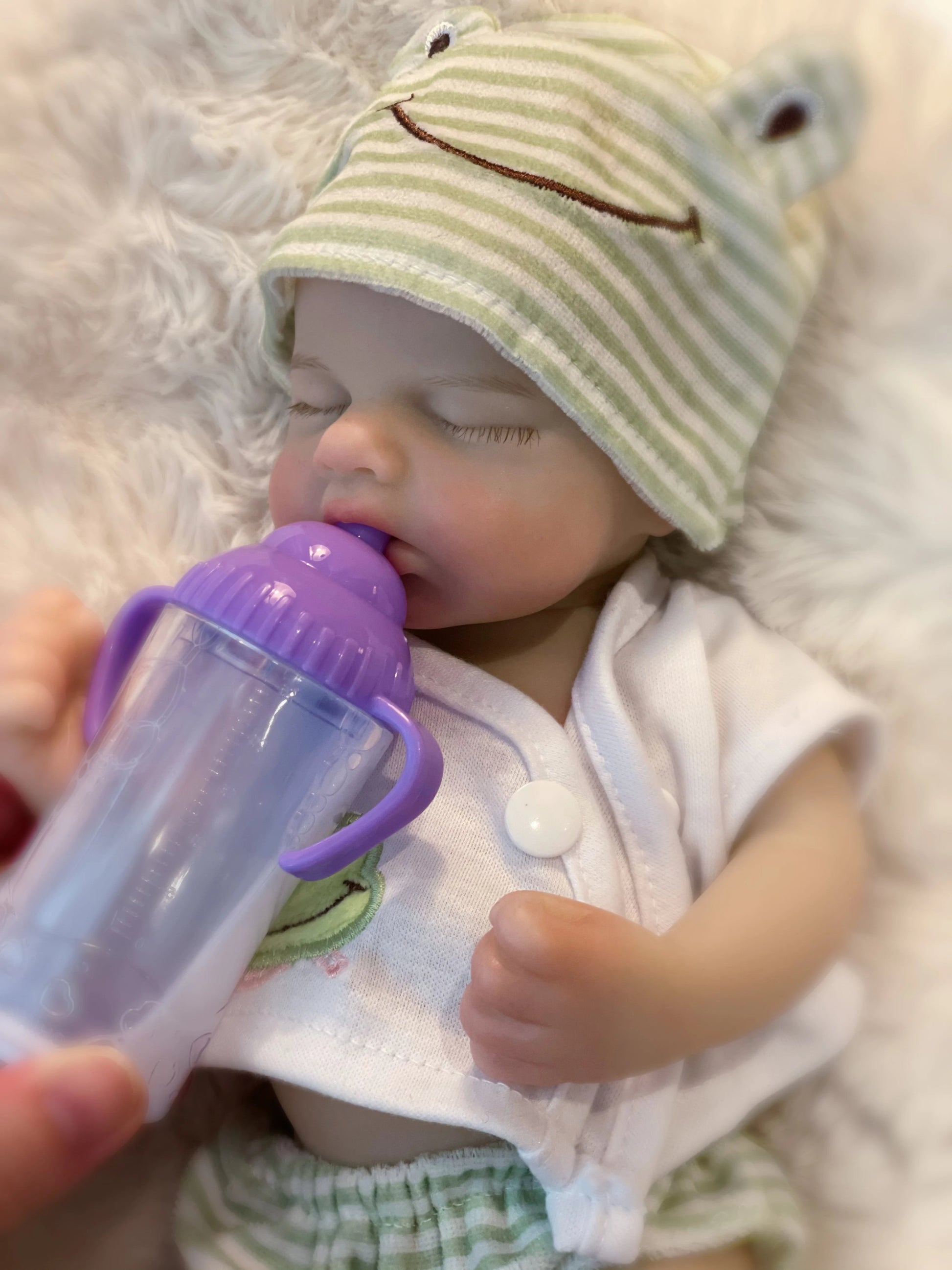 13Inch Open Mouth Loulou Girl&Boy Painted Full Body Soft Silicone Doll Bebe Reborn Doll For Kid Reborn De Silicona Cuerpo Entero lifelikesiliconereborns.com