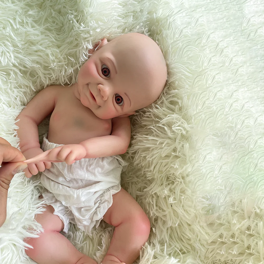 Soft 18 Inch Reborn doll Full Body Platinum silicone soft Girl Handmade Baby Real Lifelike doll for christmas gift birthday toy lifelikesiliconereborns.com