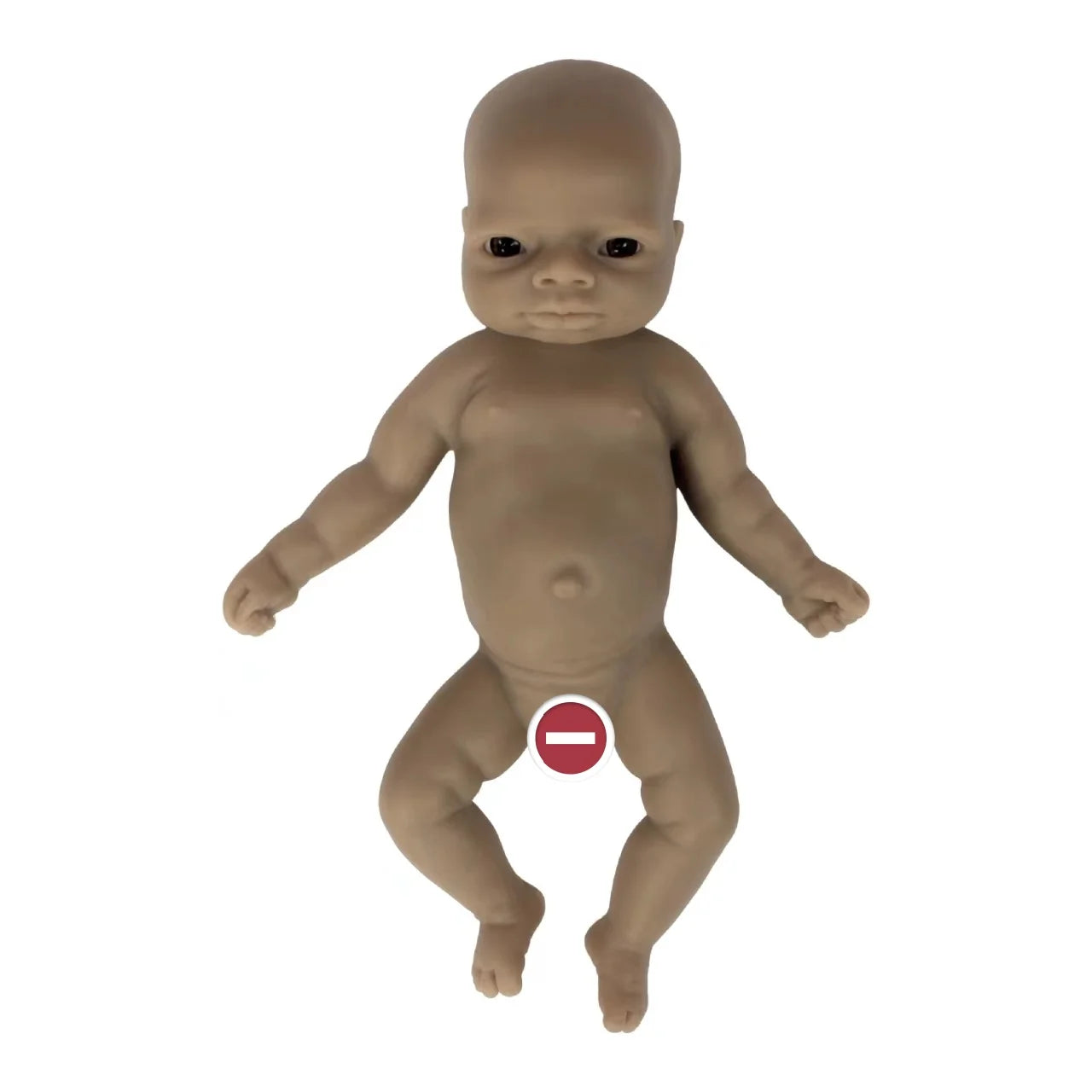 26cm Dark Skin Lanny Solid Silicone Reborn Baby Girl With Painted Skin Handmade Soft Touch Feeling Bebe Reborn reales para niñas lifelikesiliconereborns.com