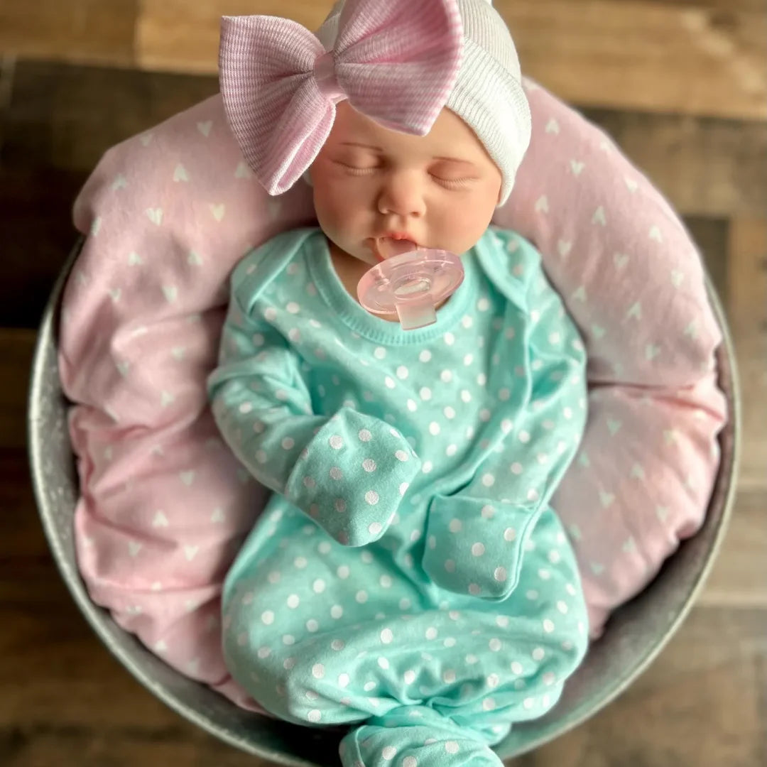 18Inch Can Open Mouth&Washable Full Body Silicone LouLou Reborn Girl Doll With 3D Painted Skin Handmade bebe reborn de silicona lifelikesiliconereborns.com