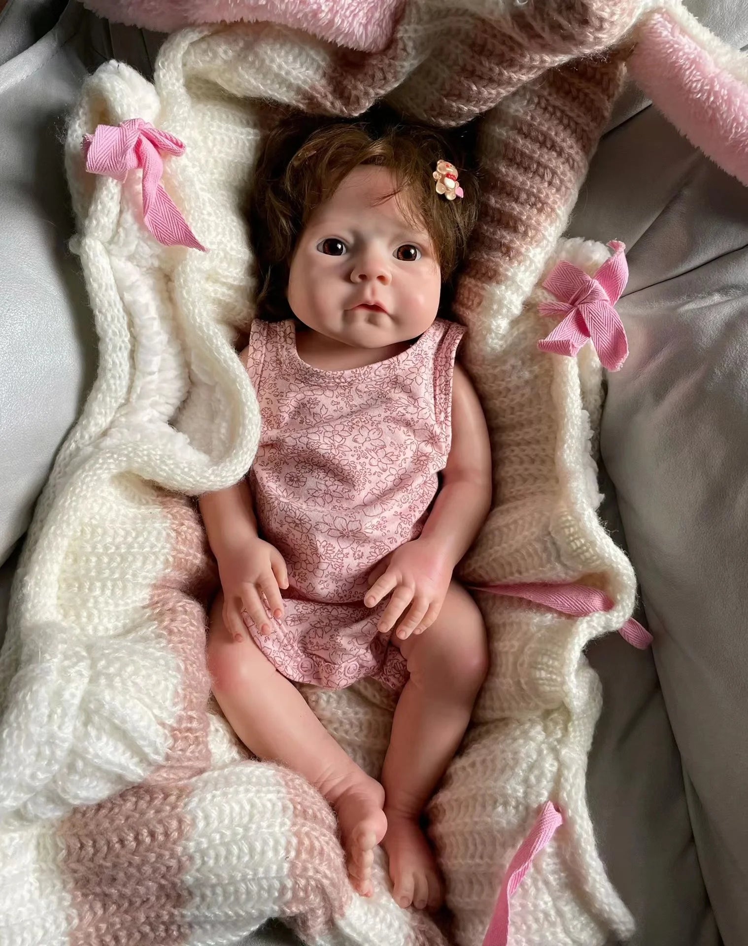 Full Solid Silicone 18 Inch Reborn Bebe реборн Handmade Silicone Baby Doll Soft Realistic boneca bebê reborn de silicone Gifts lifelikesiliconereborns.com