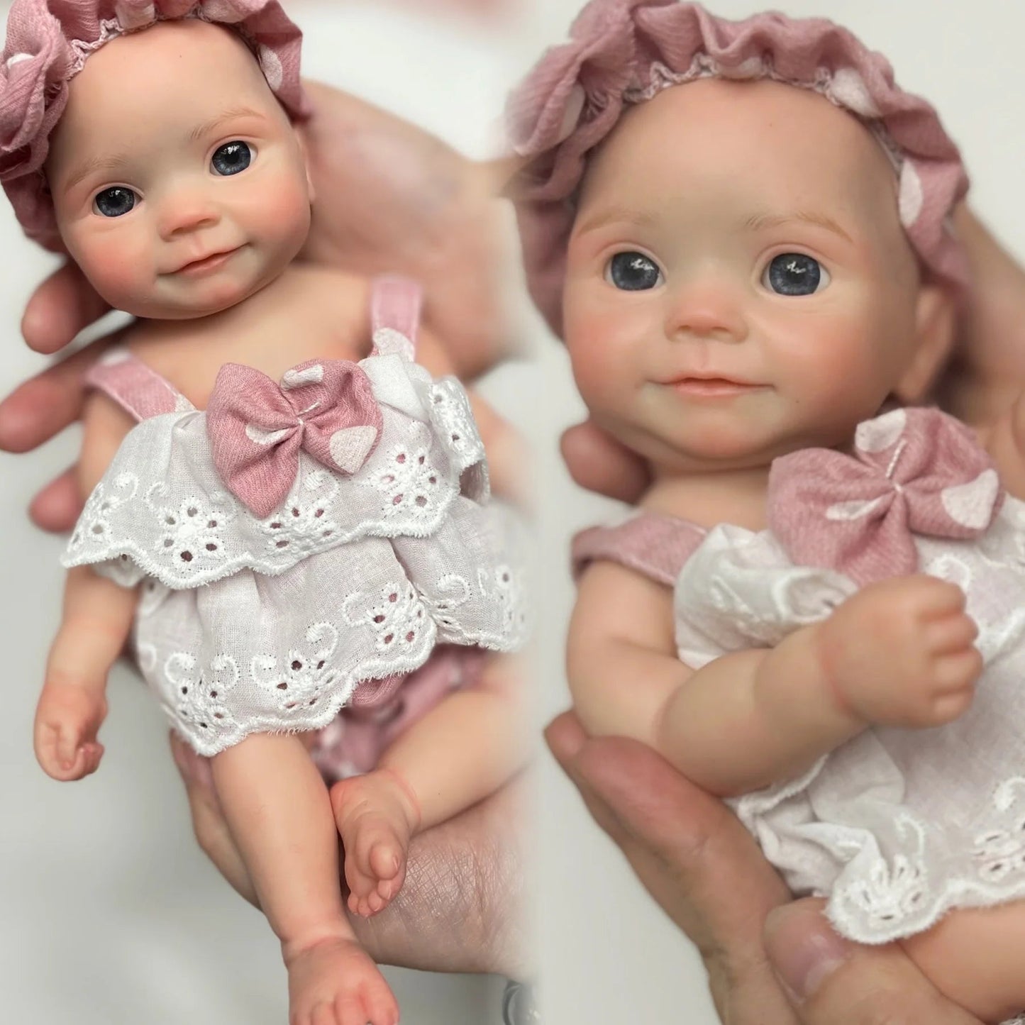 26cm Cute Maddie Waterproof Reborn Baby Girl With Full Body Silicone Handmade Painted Skin Bebe Reborn reales para niñas lifelikesiliconereborns.com