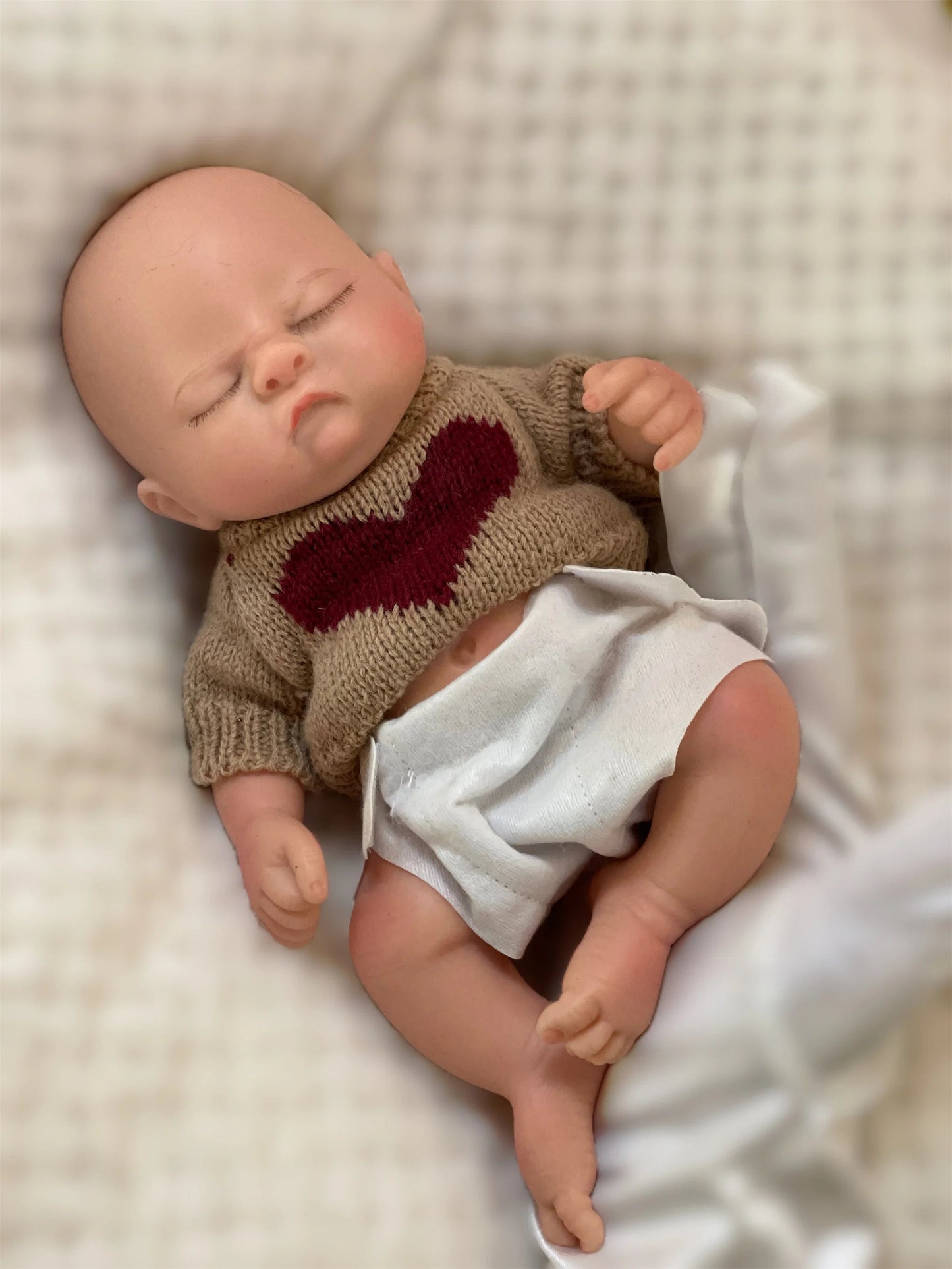 10Inch Silicone Boy Reborn Baby Doll Full Body Soft Solid Silicone Painted Lifelike Newborn Dolls reborn de silicone real cuerpo lifelikesiliconereborns.com