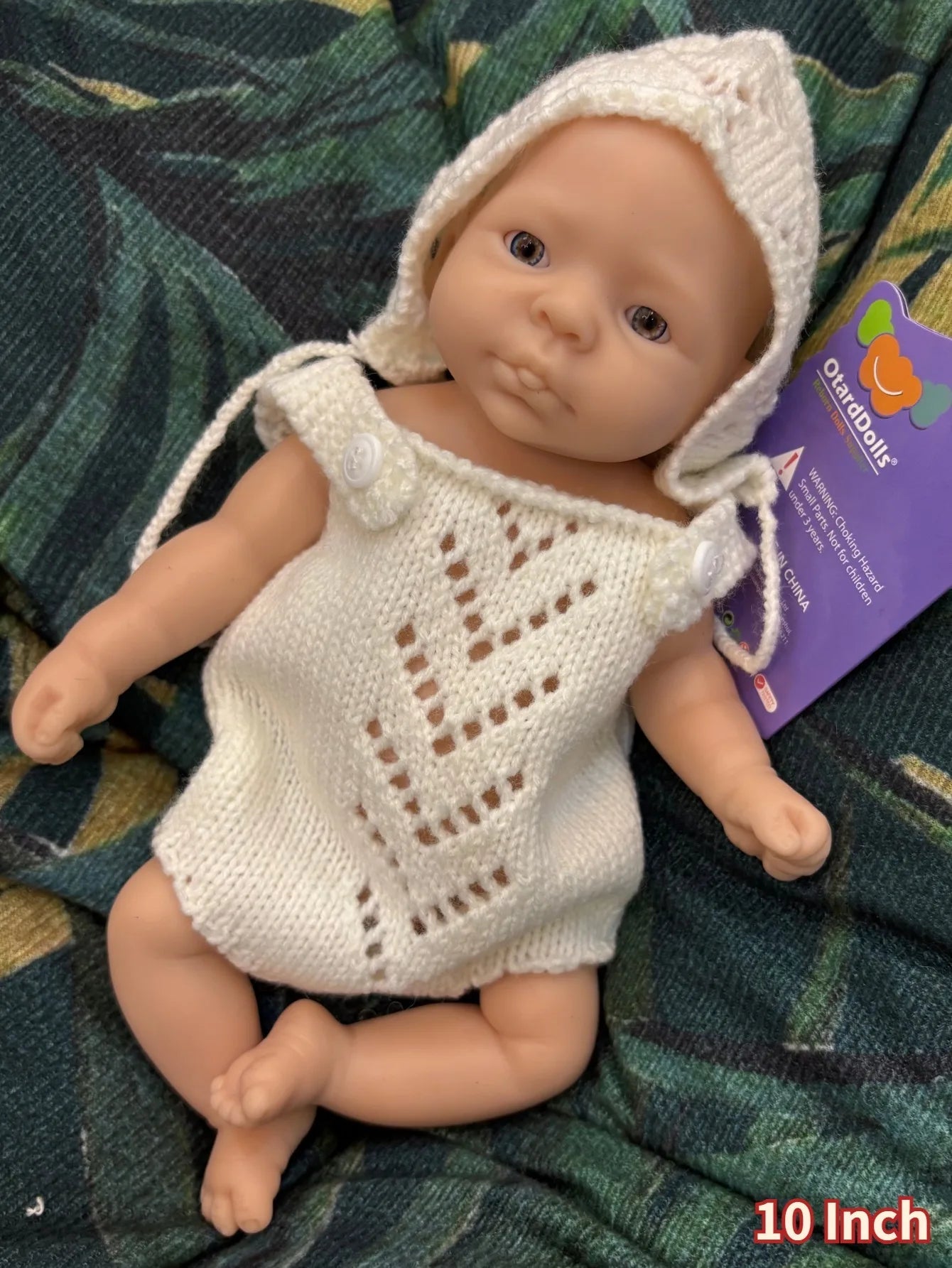 10 Inch Lifelike Full Body Silicone Reborn Baby Girl Handmade Newborn Doll Unpainted Cute Bebe Doll lifelikesiliconereborns.com