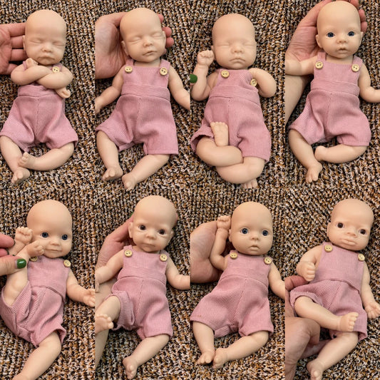 25CM Unpainted Silicone Girls Whole Body Soft Solid Silicone 8 Styles Newborn Baby Dolls Toys For Gifts Reborn Corpo De Silicone lifelikesiliconereborns.com