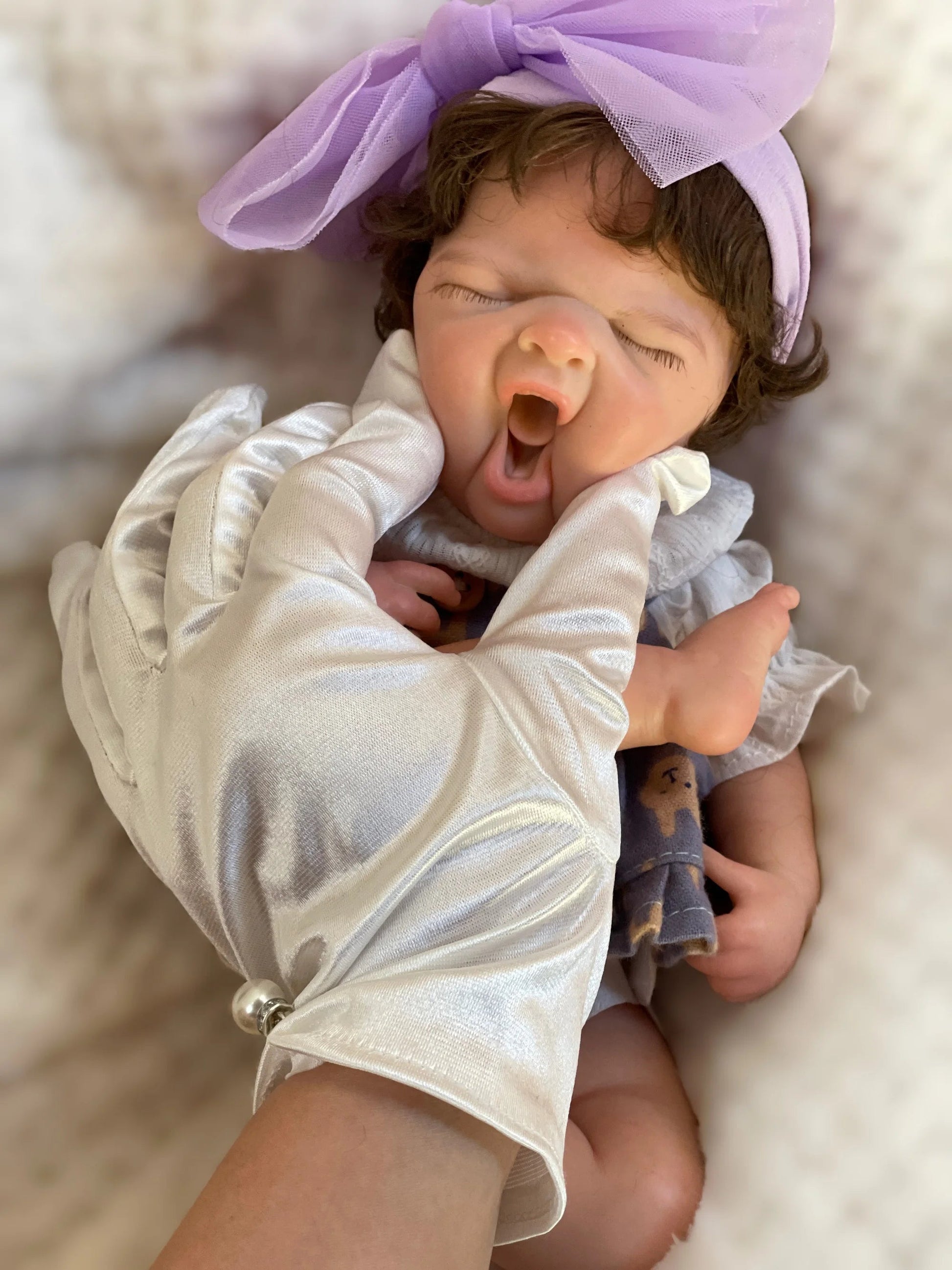 33CM Cry Baby MARIA Reborn Dolls Silicone Girl Handmade Painted Full Body Soft Solid Silicone Newborn Baby Doll For Girls Gift lifelikesiliconereborns.com