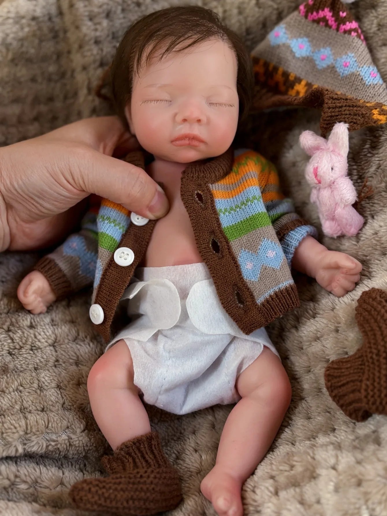 10 Inch Sleeping Silicone Bebe Reborn Girl With Rooted Hair Handmade Soft Touch Newborn Baby Doll For Children Birthday Gifts lifelikesiliconereborns.com