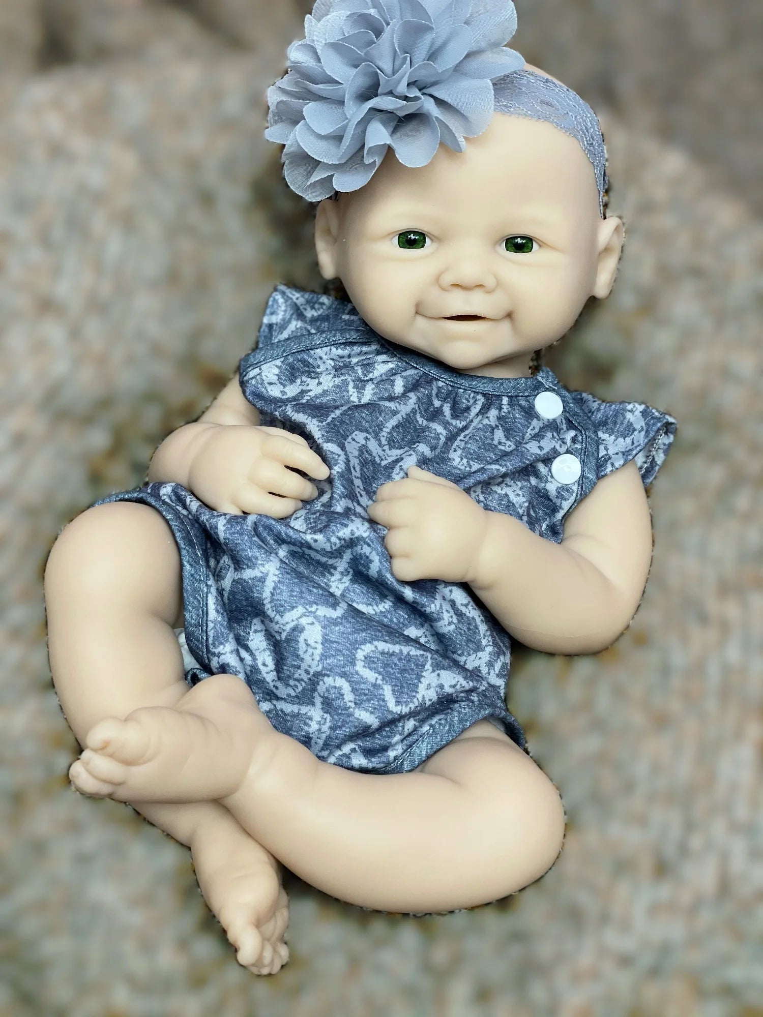 18Inch/2 Styles Unpained Vivienne Full Body Solid Silicone Bebe Reborn Girls Washable Reborn Dolls Handmade Lifelike Solid Doll lifelikesiliconereborns.com