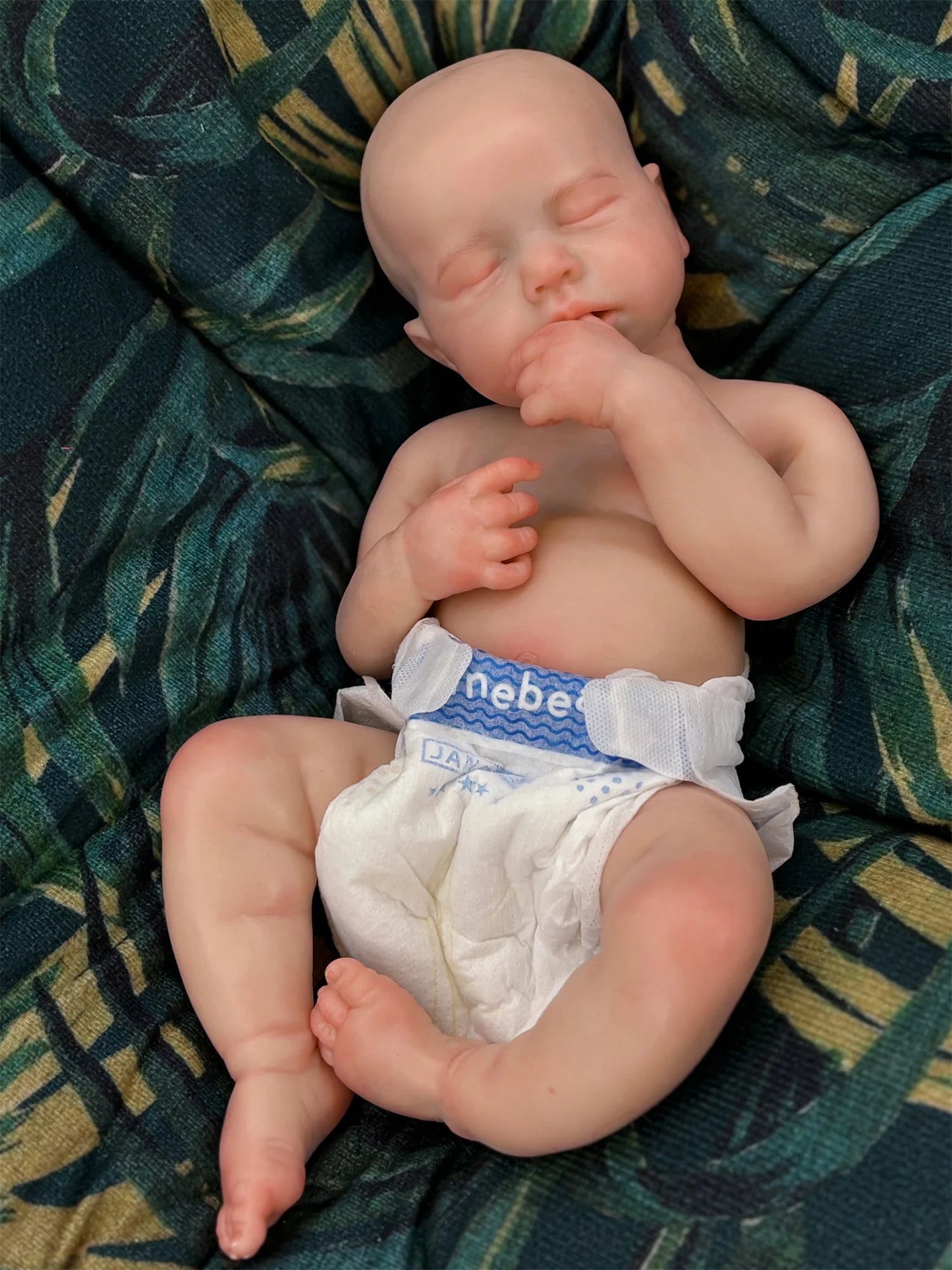 45CM Can Open Mouth &Washable Painted LouLou Solid Silicone Bebe Reborn Girl Lifelike Real Silicone Newborn Baby Doll lifelikesiliconereborns.com