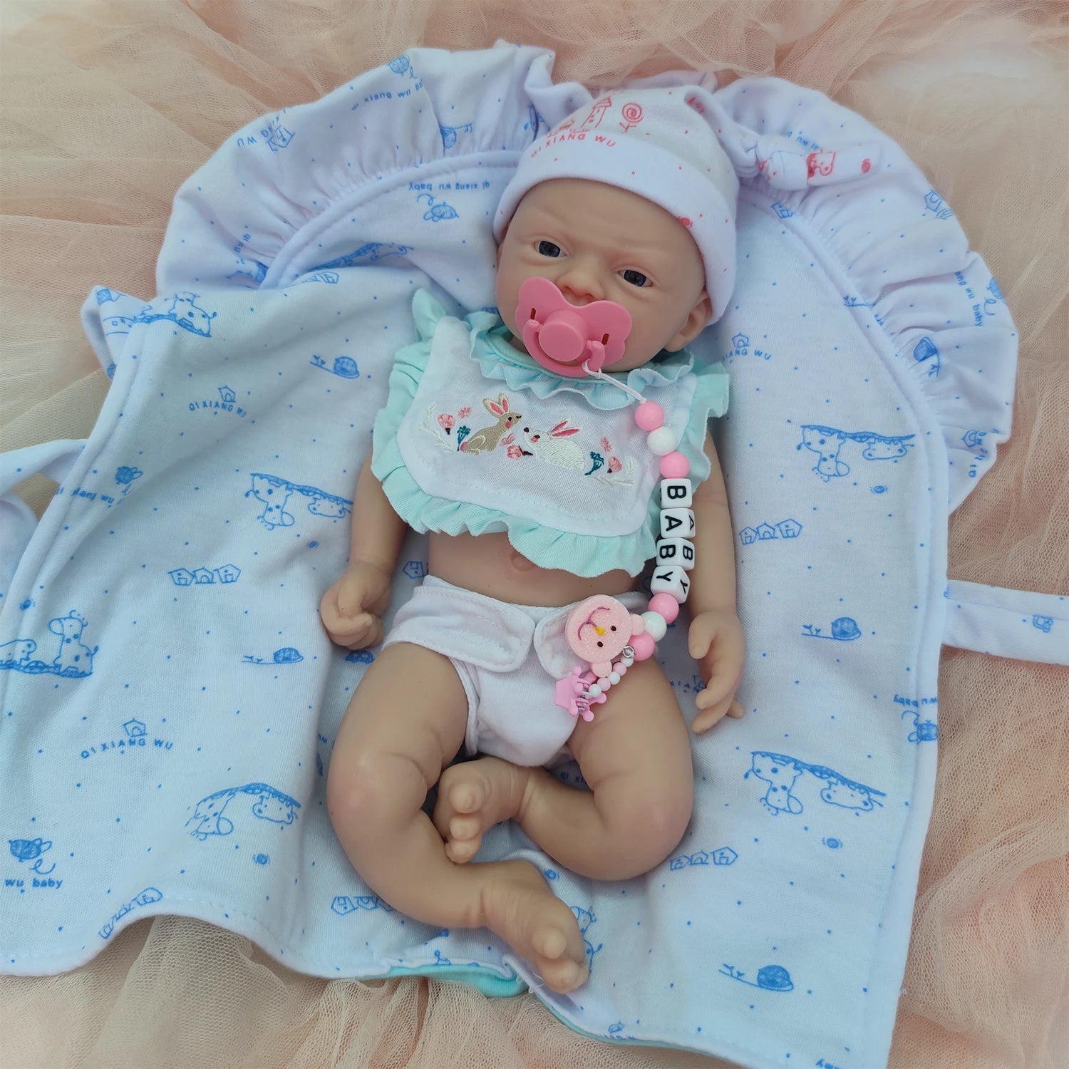 12" Micro Preemie Soft Silicone Baby Doll Full Body Boy Lifelike Reborn Doll for Children Anti-Stress Surprise Gift lifelikesiliconereborns.com