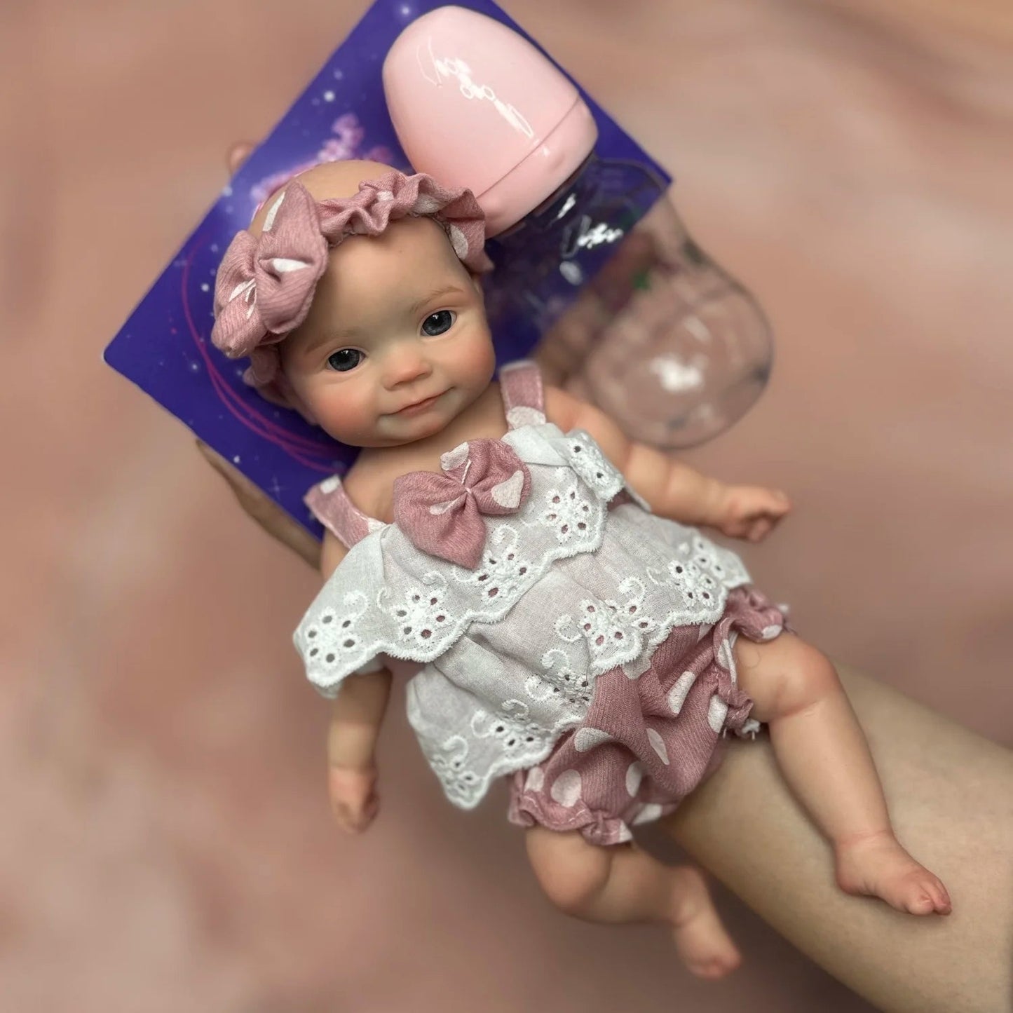 26cm Cute Maddie Waterproof Reborn Baby Girl With Full Body Silicone Handmade Painted Skin Bebe Reborn reales para niñas lifelikesiliconereborns.com