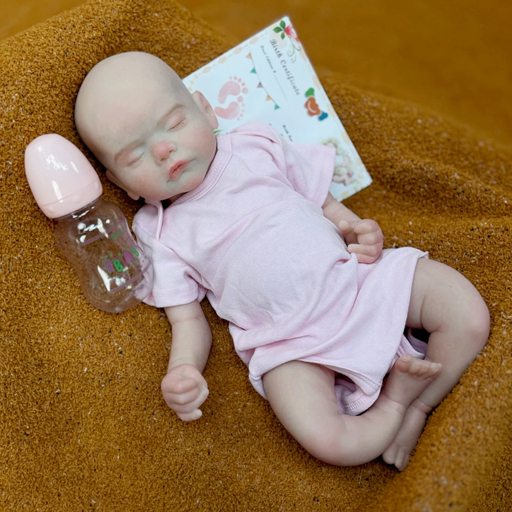 Can Open Mouth 45cm Twins Sam Reborn Baby Girl and Boy Full Body Solid Silicone Un/Painted Bebe Reborn Soft Touch Feeling Doll lifelikesiliconereborns.com