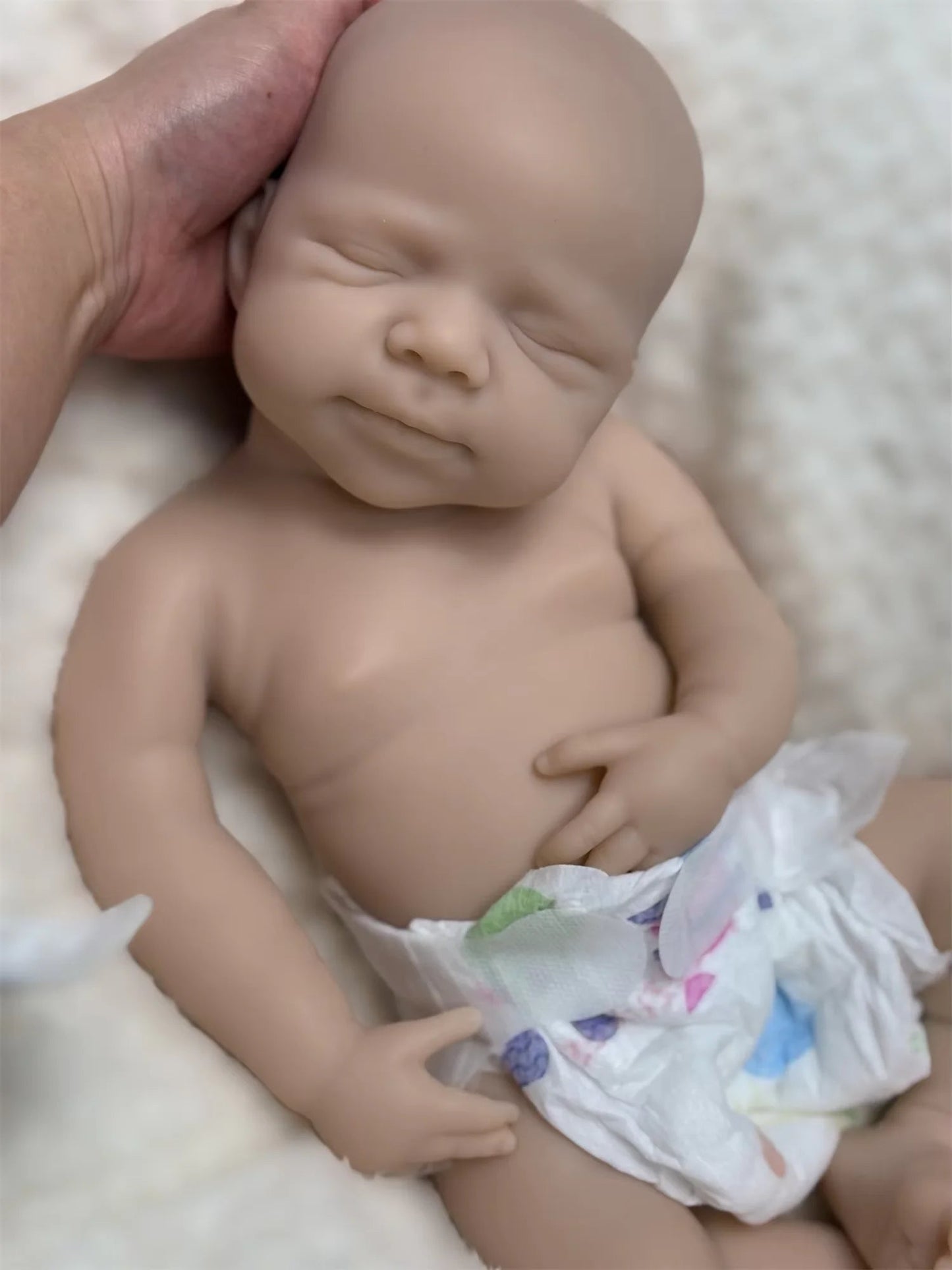 18Inch Dark Skin Can Open Mouth Pascale Solid bebe reborn de silicona Girl Doll 3D Paint Lifelike Real Newborn Baby Doll lifelikesiliconereborns.com