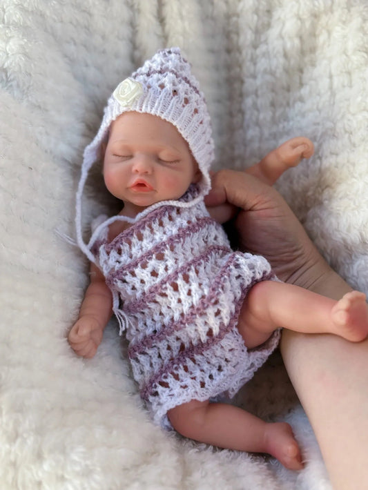 10Inch Silicone Girl Reborn Doll Waterproof Handmade Painted Full Body Soft Solid Silicone Reborn Baby Doll For Girls Gift lifelikesiliconereborns.com