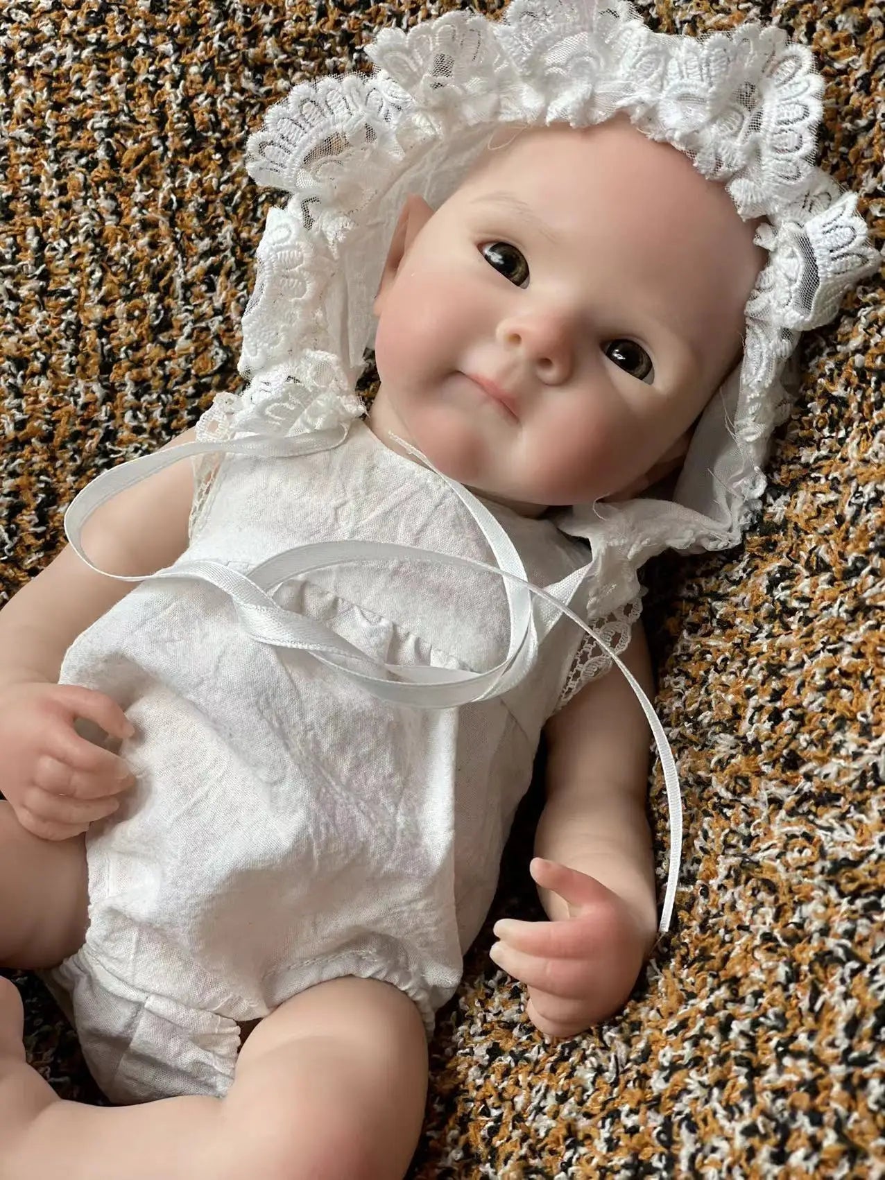 13Inch Girl Bettie Full Body Soft Solid Silicone Reborn Doll Painted Handmade Reborn Baby Doll Reborn Corpo De Silicone lifelikesiliconereborns.com
