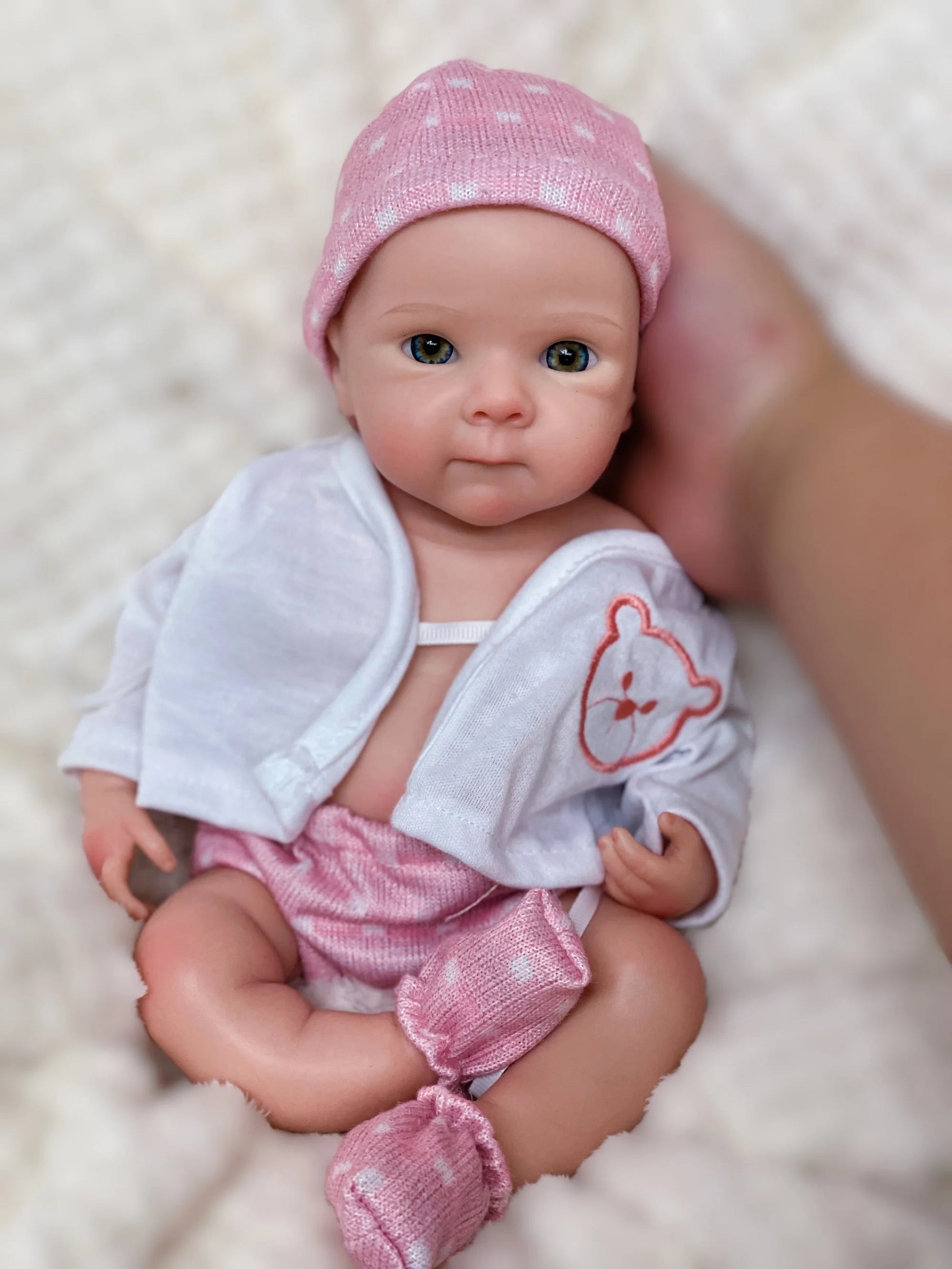 13Inch Cute Girl Bettie Reborn Dolls Open Mouth Whole Body Soft Solid Silicone Painted Reborn Baby Doll Toys Corpo De Silicone lifelikesiliconereborns.com