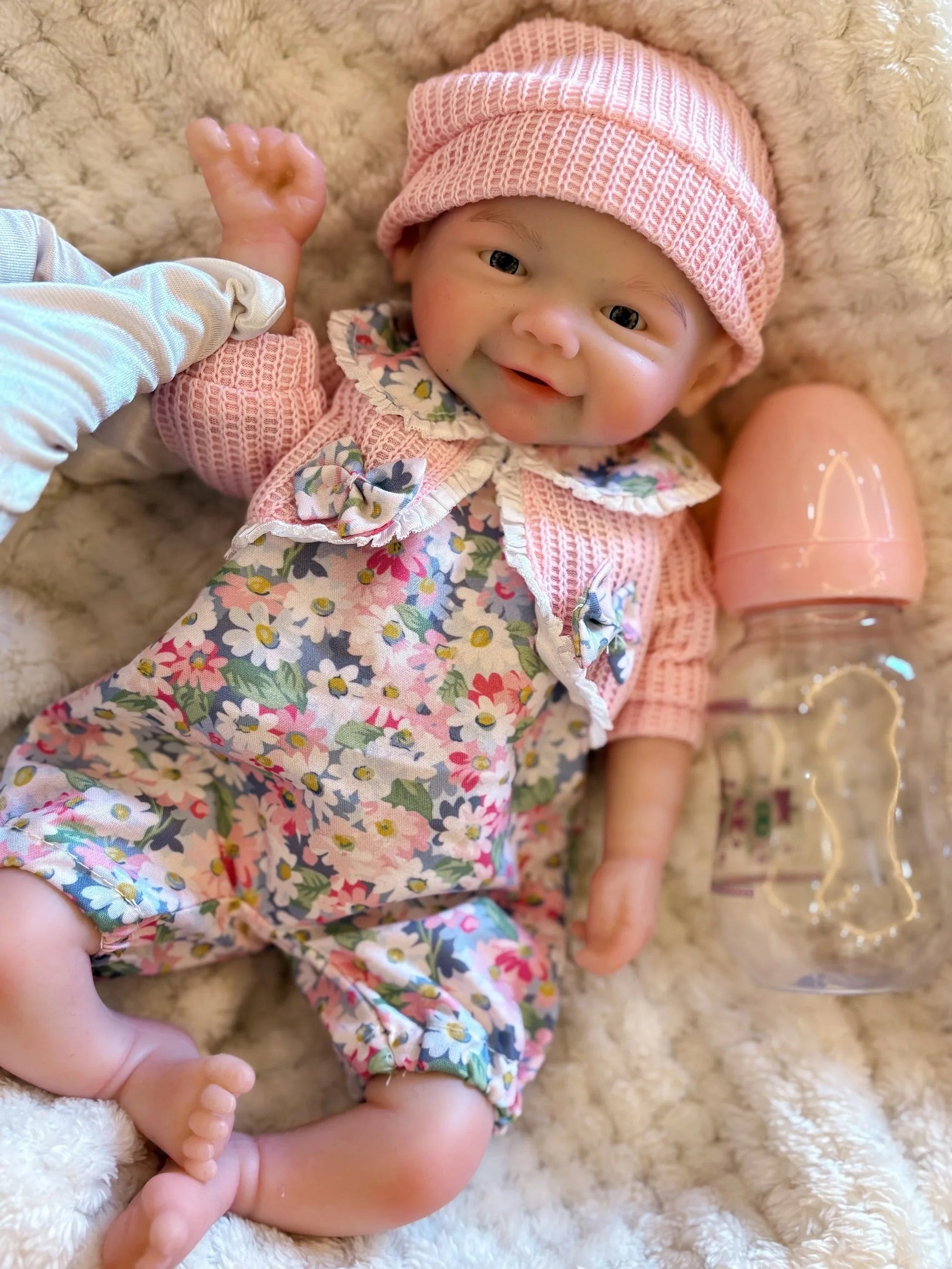 13Inch Open Mouth Reborn Dolls Pascale&Vivienne Full Body Soft Silicone Girl Painted Bebe Reborn Doll Toys reborn de silicone lifelikesiliconereborns.com