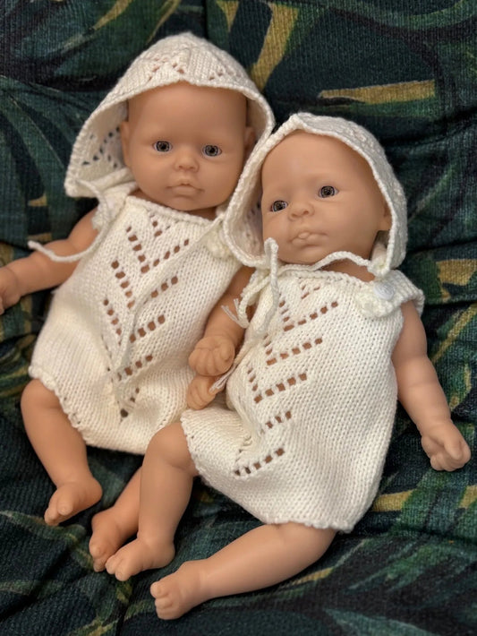 10 Inch Lifelike Full Body Silicone Reborn Baby Girl Handmade Newborn Doll Unpainted Cute Bebe Doll lifelikesiliconereborns.com