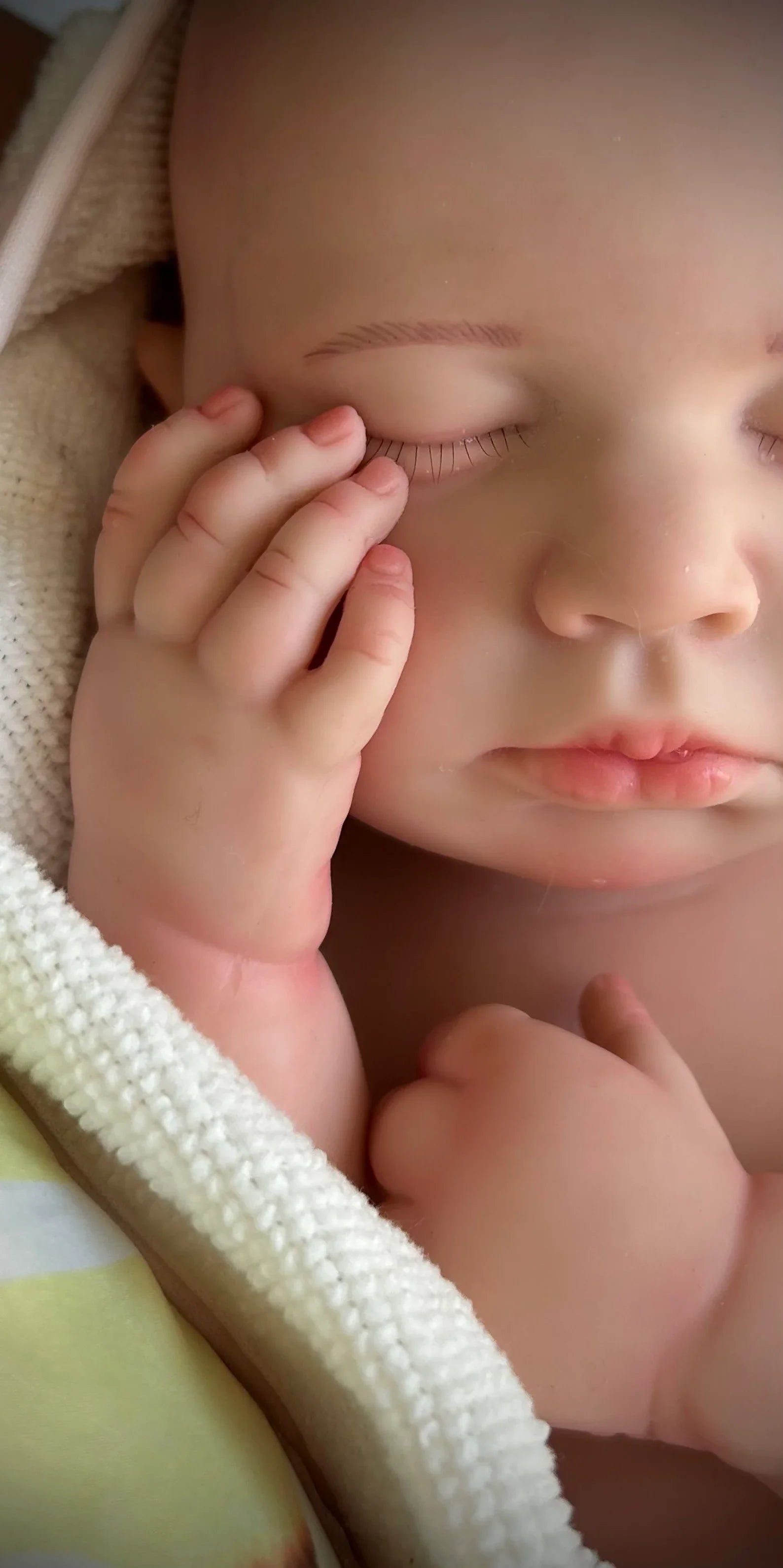 18Inch Can Open Mouth&Washable Full Body Silicone LouLou Reborn Girl Doll With 3D Painted Skin Handmade bebe reborn de silicona lifelikesiliconereborns.com