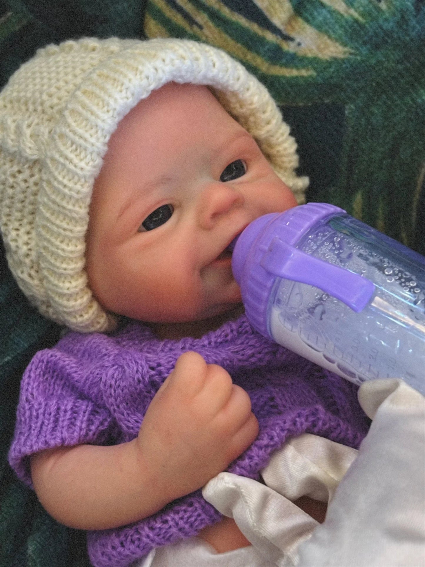 Can Open Mouth 33cm Washable Solid Silicone Bebe Reborn Girl and Boy Lifelike Painted Skin Reborn Baby Doll For Kids Gift lifelikesiliconereborns.com