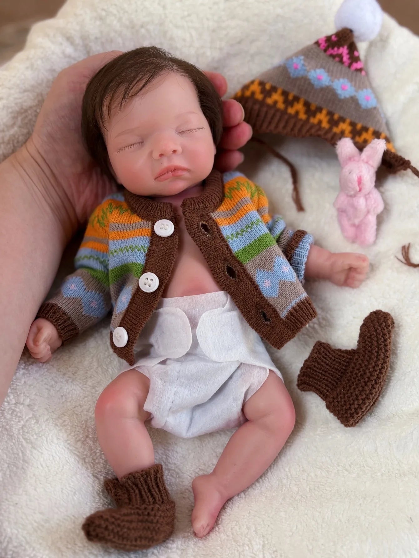 10 Inch Sleeping Silicone Bebe Reborn Girl With Rooted Hair Handmade Soft Touch Newborn Baby Doll For Children Birthday Gifts lifelikesiliconereborns.com