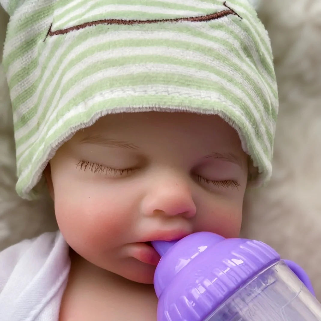 13Inch Open Mouth Loulou Girl&Boy Painted Full Body Soft Silicone Doll Bebe Reborn Doll For Kid Reborn De Silicona Cuerpo Entero lifelikesiliconereborns.com