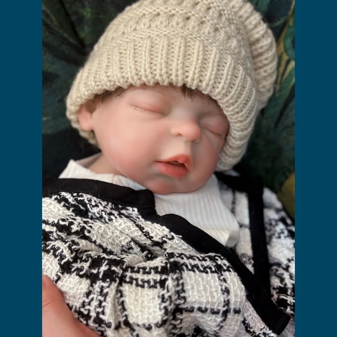 22Inch Big Size Can Open Mouth bébé reborn de silicona Girl Doll With Rooted Hair Soft Touch Flexible Reborn Toddler  Doll lifelikesiliconereborns.com