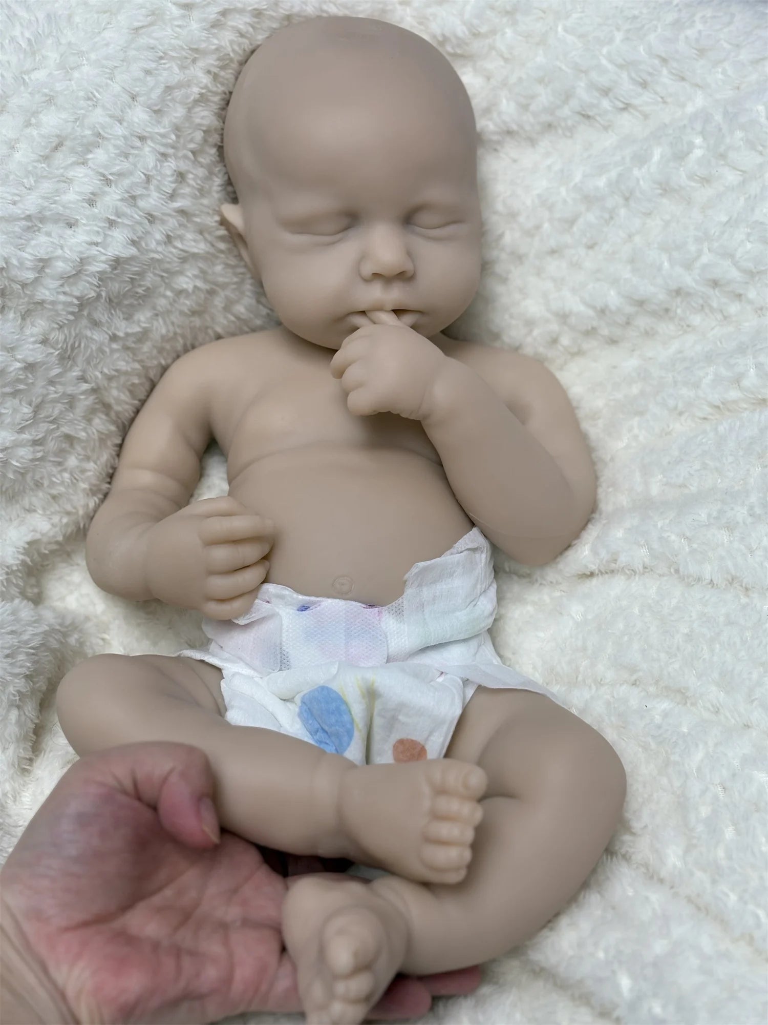 45CM Can Open Mouth &Washable Painted LouLou Solid Silicone Bebe Reborn Girl Lifelike Real Silicone Newborn Baby Doll lifelikesiliconereborns.com