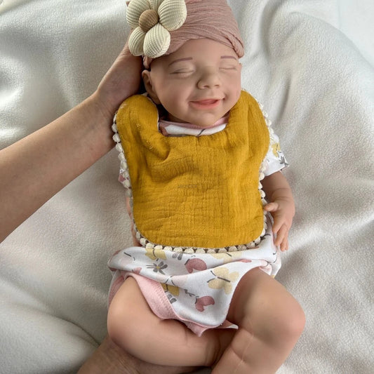 Soft Lifelike Silicone Reborn Baby Girl 45cm Designed Realistic Skin Tones Details For Parents Practicing Nurturing Kids Toy lifelikesiliconereborns.com
