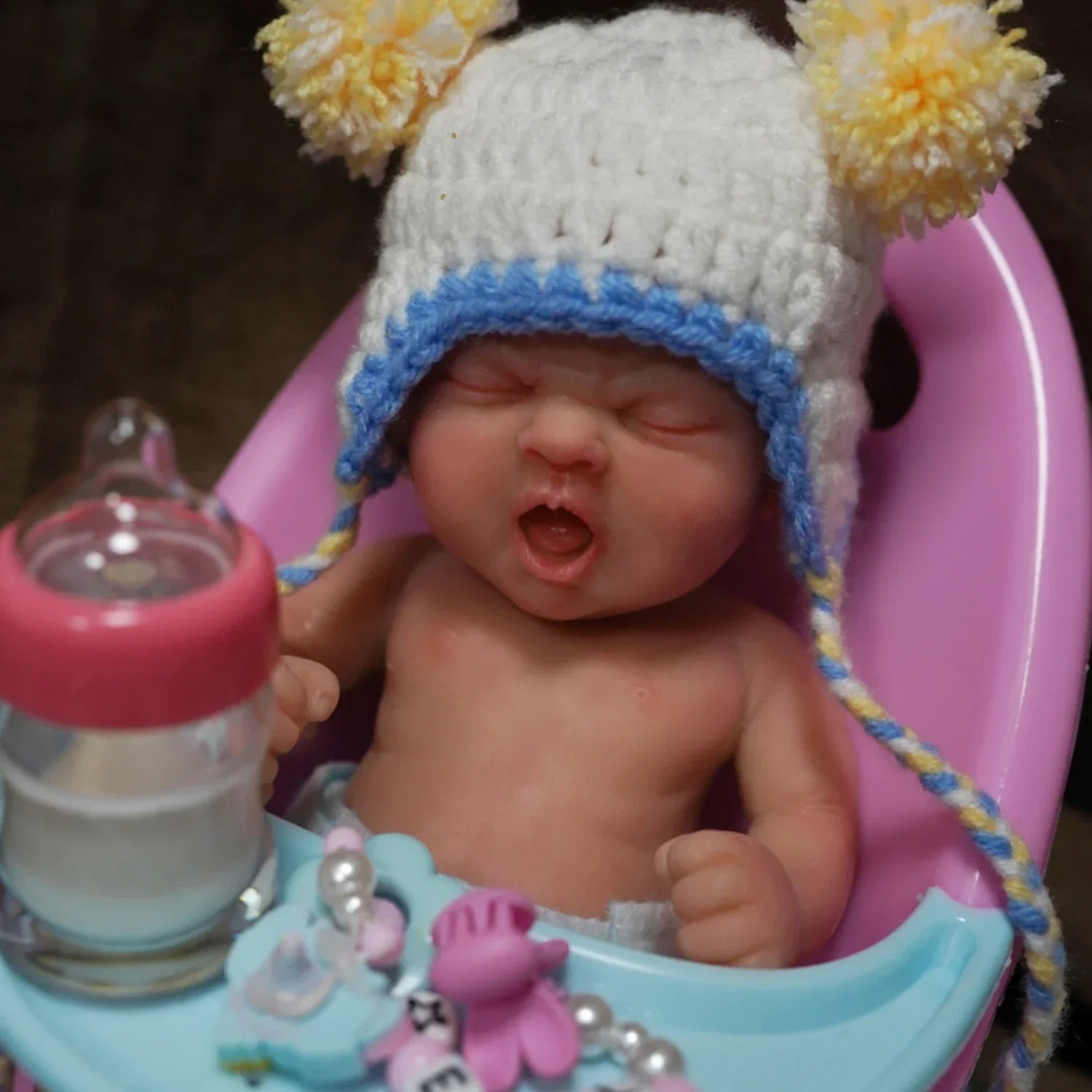 Reborn Baby Dolls 7" Girl Micro Preemie Full Body Silicone Baby Doll Sophia Lifelike Mini babies Surprise Children Anti-Stress lifelikesiliconereborns.com