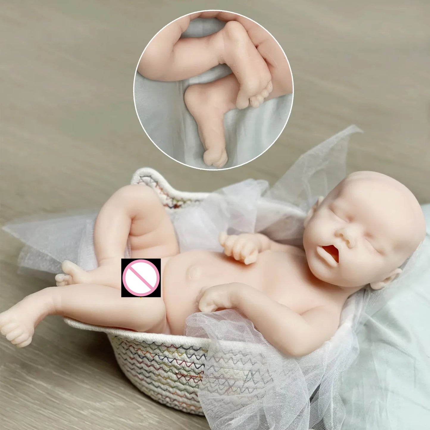 40-45cm Twins Full Body Solid Silicone Bebe Reborn Girls 3D Painted Skin Soft Touch Reborn Baby Girls For Family's Gift lifelikesiliconereborns.com