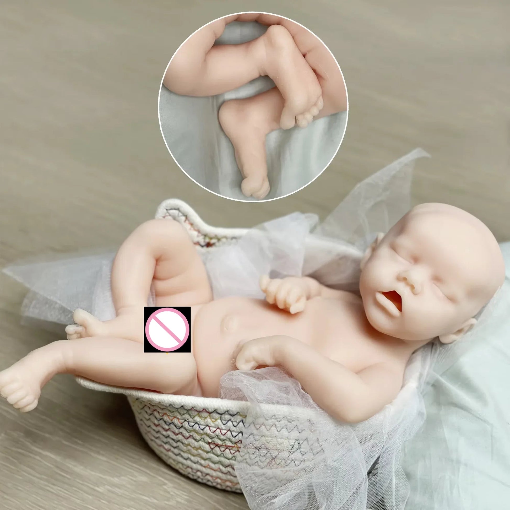 40-45cm Twins Full Body Solid Silicone Bebe Reborn Girls 3D Painted Skin Soft Touch Reborn Baby Girls For Family's Gift lifelikesiliconereborns.com