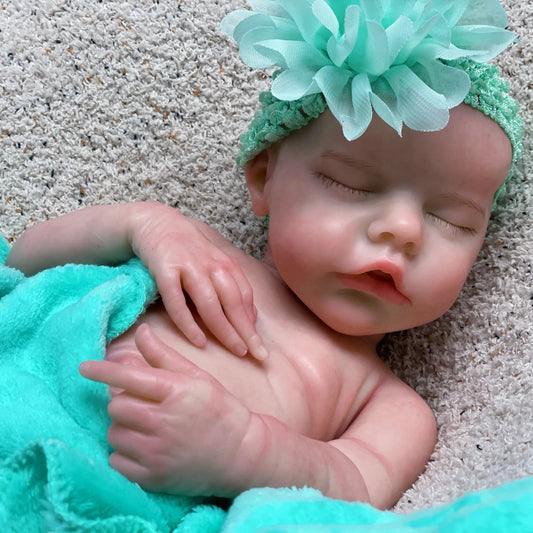 45cm Twins B Full Body Solid Silicone Reborn Dolls Painted Lifelike Bebe Reborn Doll Handmade reborn silicona cuerpo completo lifelikesiliconereborns.com